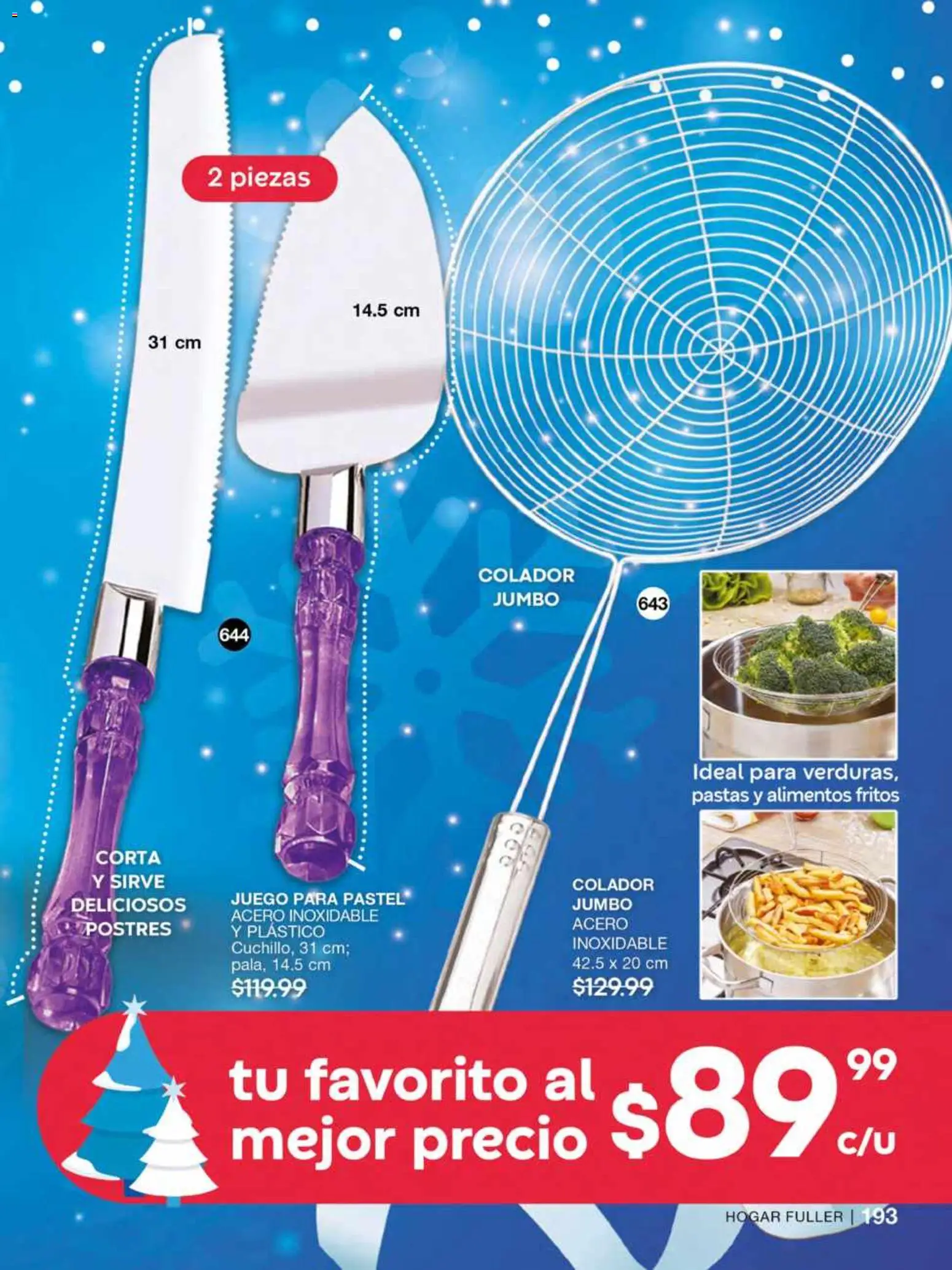 Nuevas ofertas de Fuller válidas en toda la República Mexicana desde el 12.11.2025. ¡Encuentra las mejores ofertas en Fuller campaña 16 2025! | Página: 195 | Productos: Colador, Juego