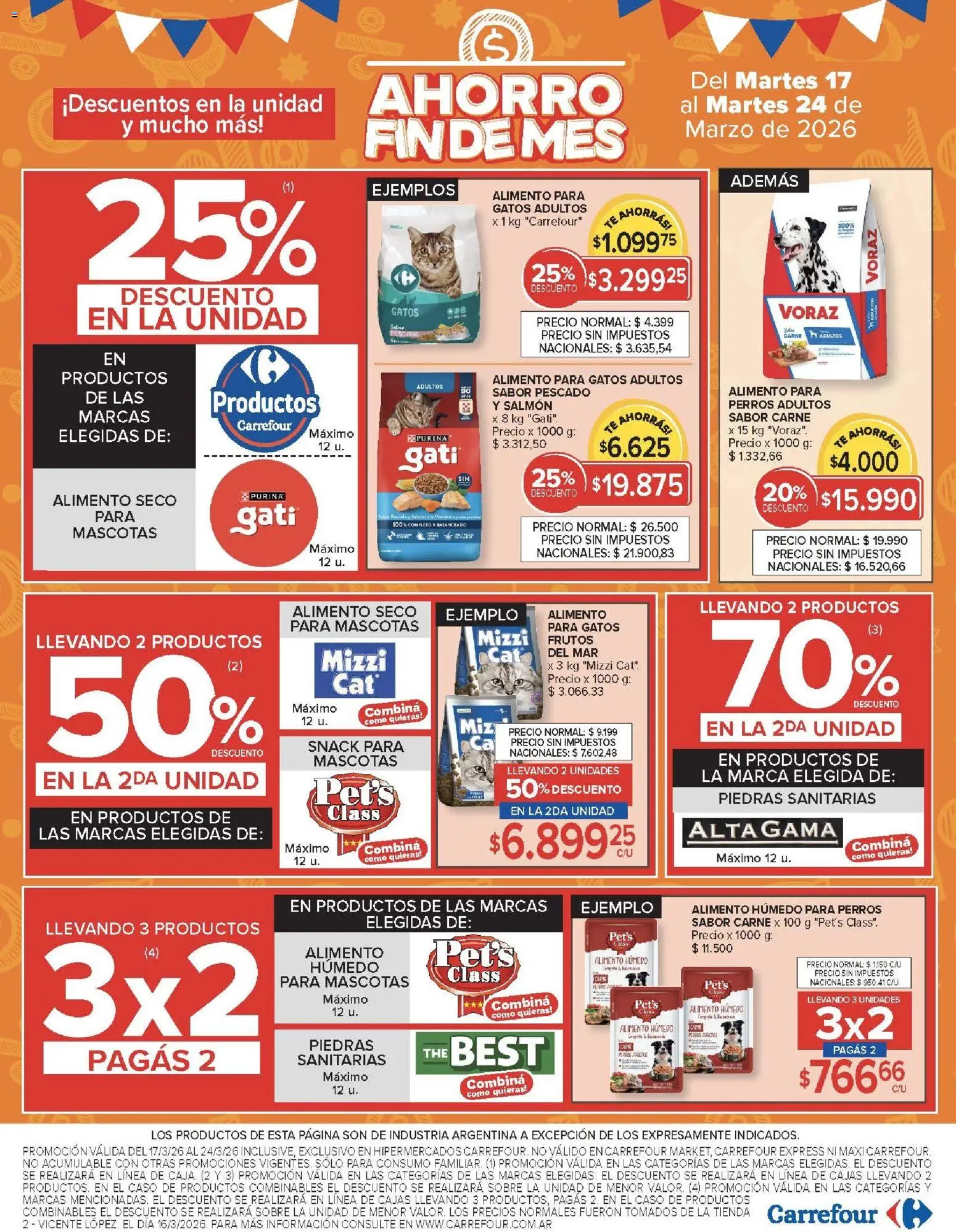 Carrefour ofertas │ válido desde el 17.03.2026 | Página: 19 | Productos: Caso, Sobre, Pescado, Té
