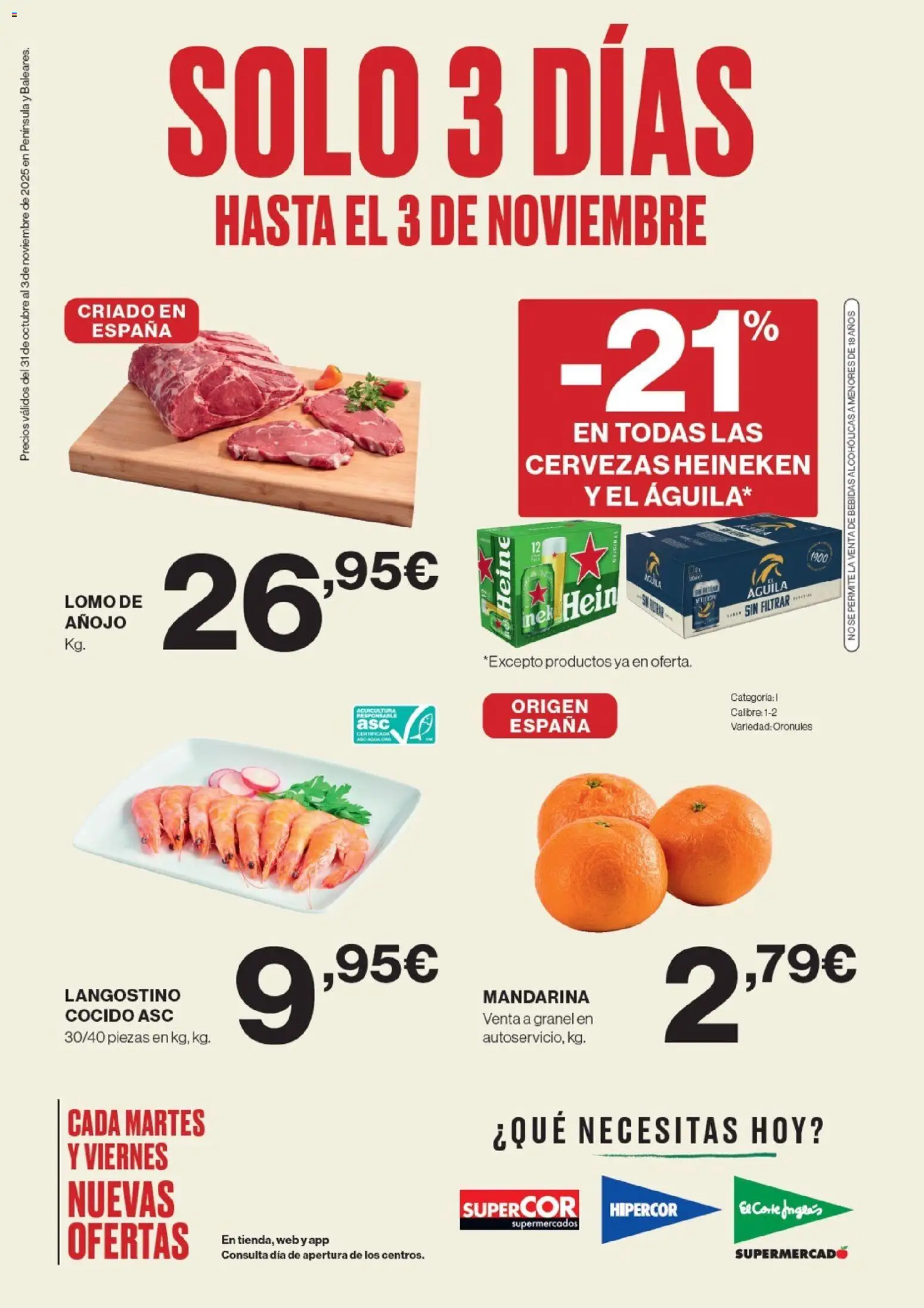 Nuevas ofertas de El Corte Inglés válidas en toda la República Mexicana desde el 31.10.2025. ¡Encuentra las mejores ofertas en El Corte Inglés catálogo! | Página: 1