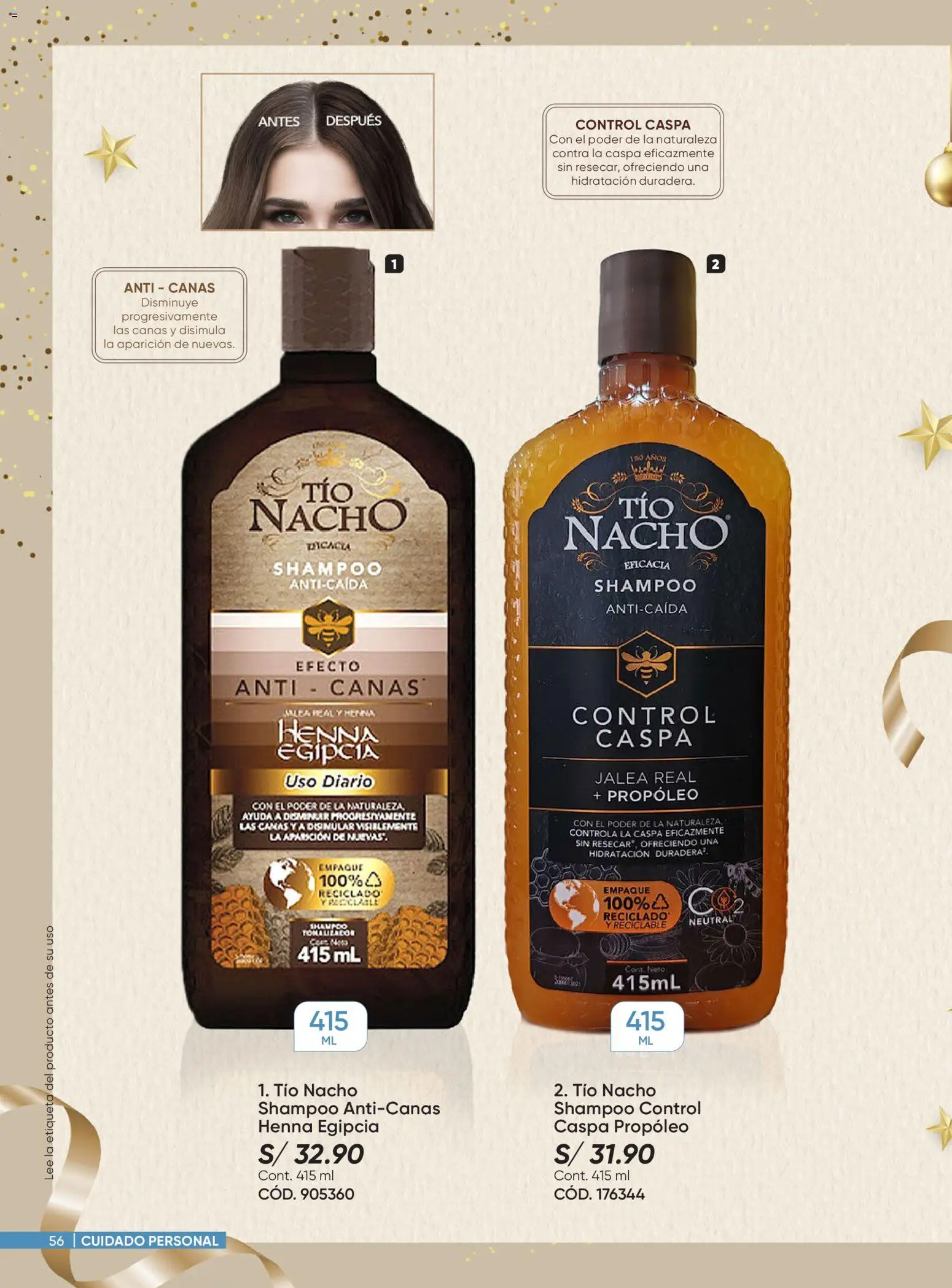 Catálogo Azzorti válido desde 03.11.2025 | Página: 56 | Productos: Shampoo, Empaque