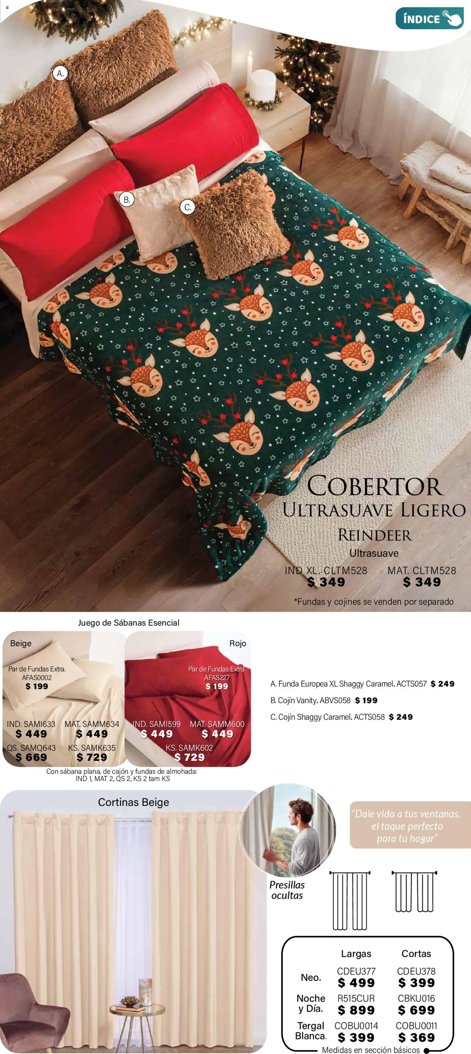 Nuevas ofertas de Colchas Concord válidas en toda la República Mexicana desde el 01.11.2025. ¡Encuentra las mejores ofertas en Colchas Concord Buen Fin! | Página: 169 | Productos: Juego, Funda, Almohada, Cortinas