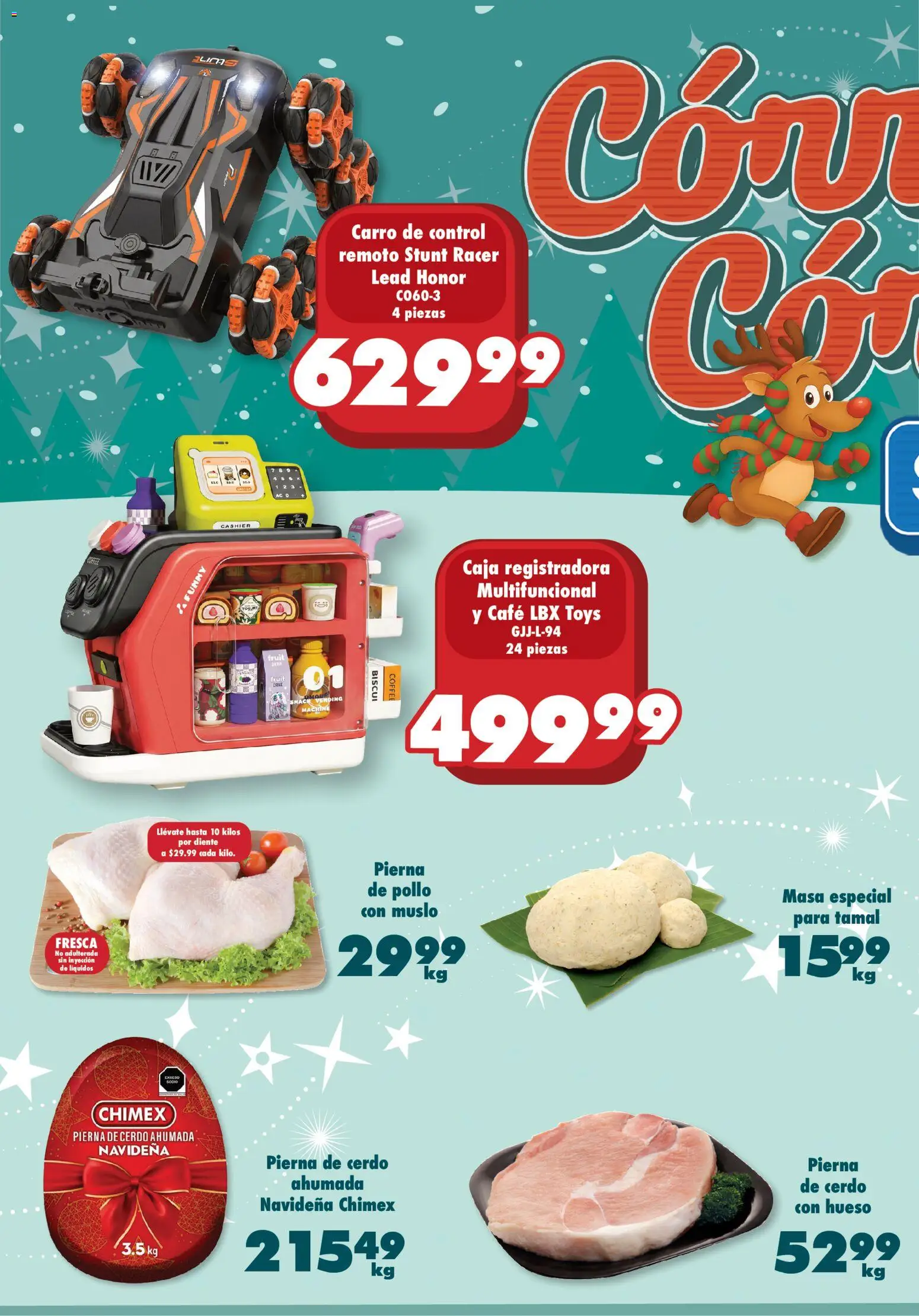 Nuevas ofertas de S-Mart válidas en toda la República Mexicana desde el 16.12.2025. ¡Encuentra las mejores ofertas en S-Mart folleto Monterrey! | Página: 2 | Productos: Pollo, Café, Cerdo, Caja