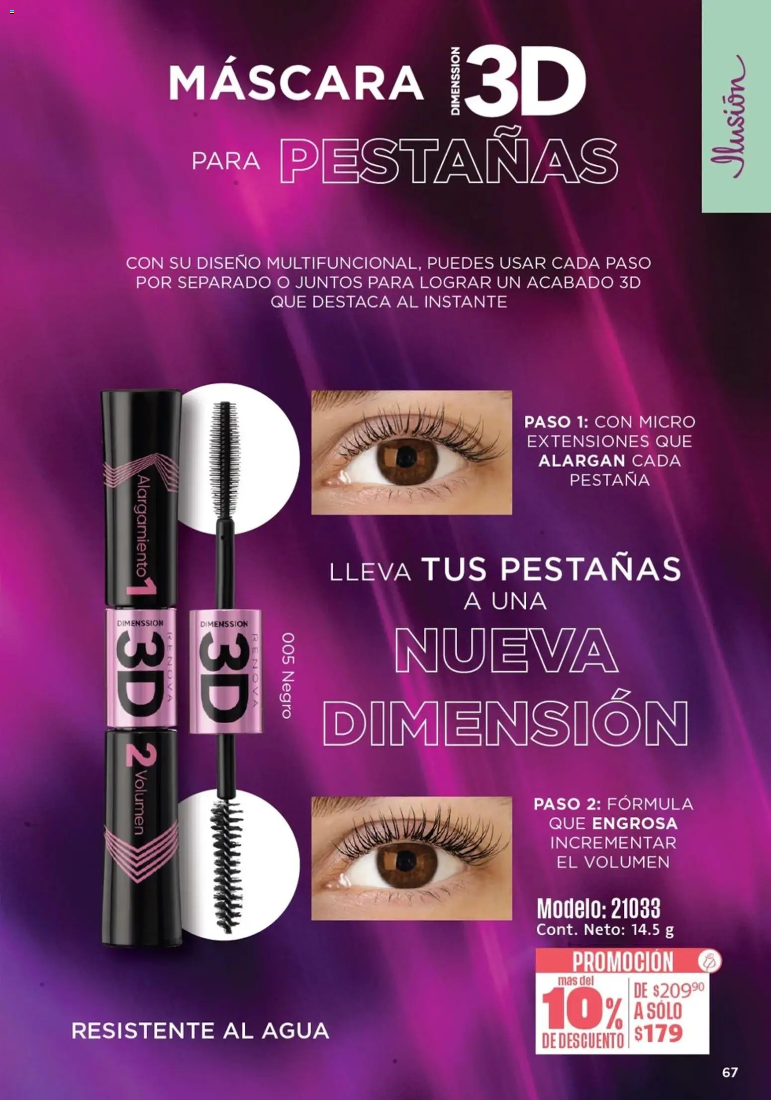 Nuevas ofertas de Ilusión válidas en toda la República Mexicana desde el 01.03.2026. ¡Encuentra las mejores ofertas en Ilusión catálogo Marcas Amigas! | Página: 69 | Productos: Máscara, Agua