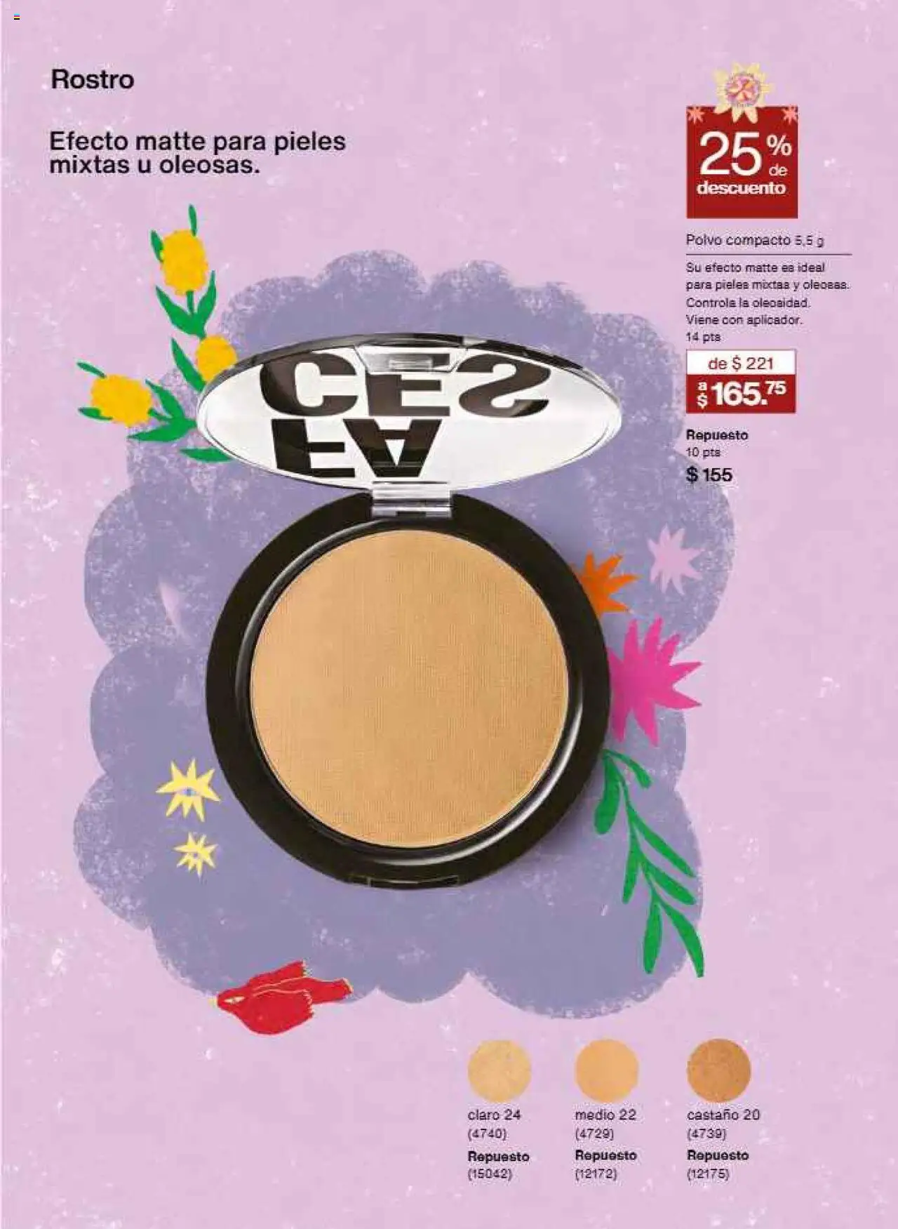 Nuevas ofertas de Natura válidas en toda la República Mexicana desde el 17.09.2025. ¡Encuentra las mejores ofertas en Natura - Campaña 15 2025! | Página: 82 | Productos: Polvo compacto, Polvo