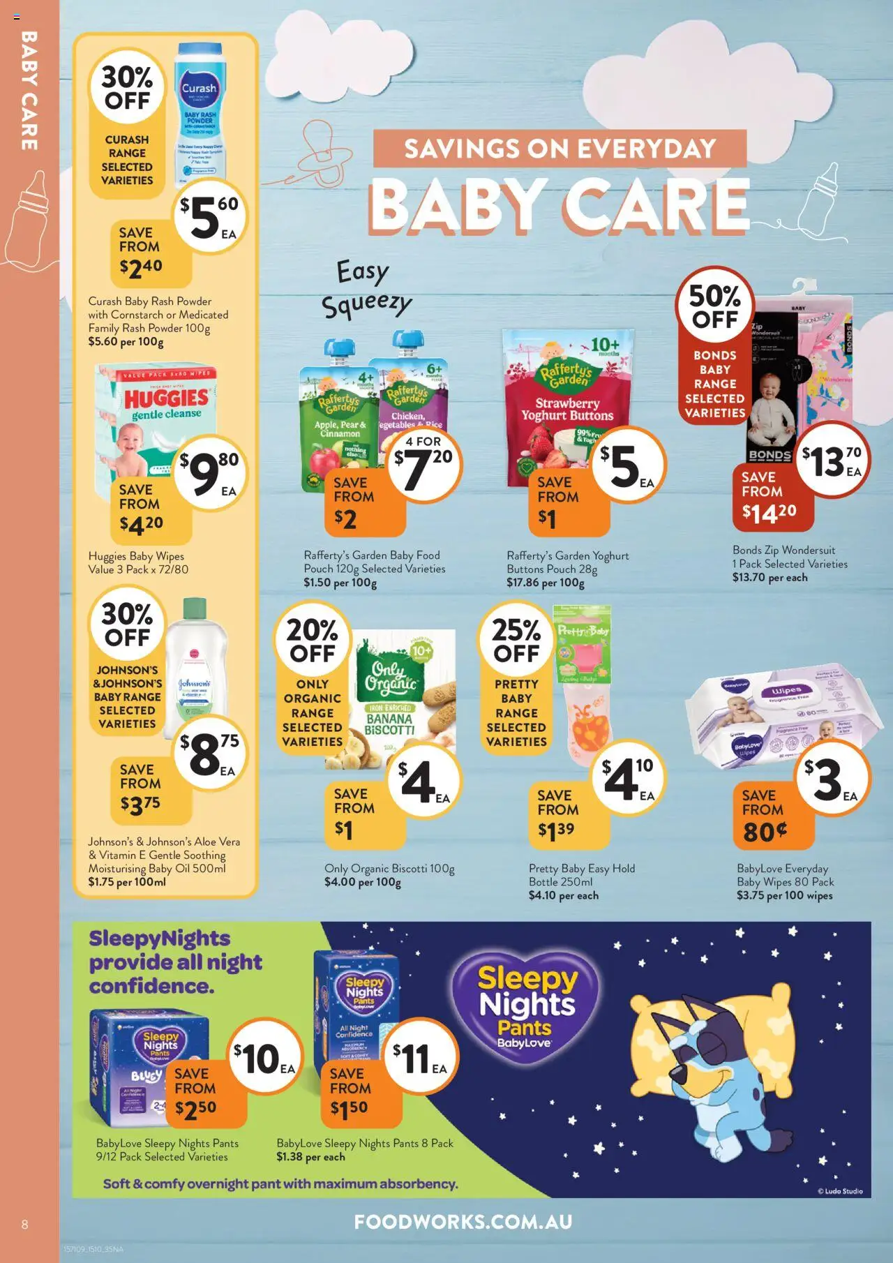 Foodworks catalogue - valid from 15.10.2025 | Page: 8 | Products: Oil, Baby food, Iron, Vitamin