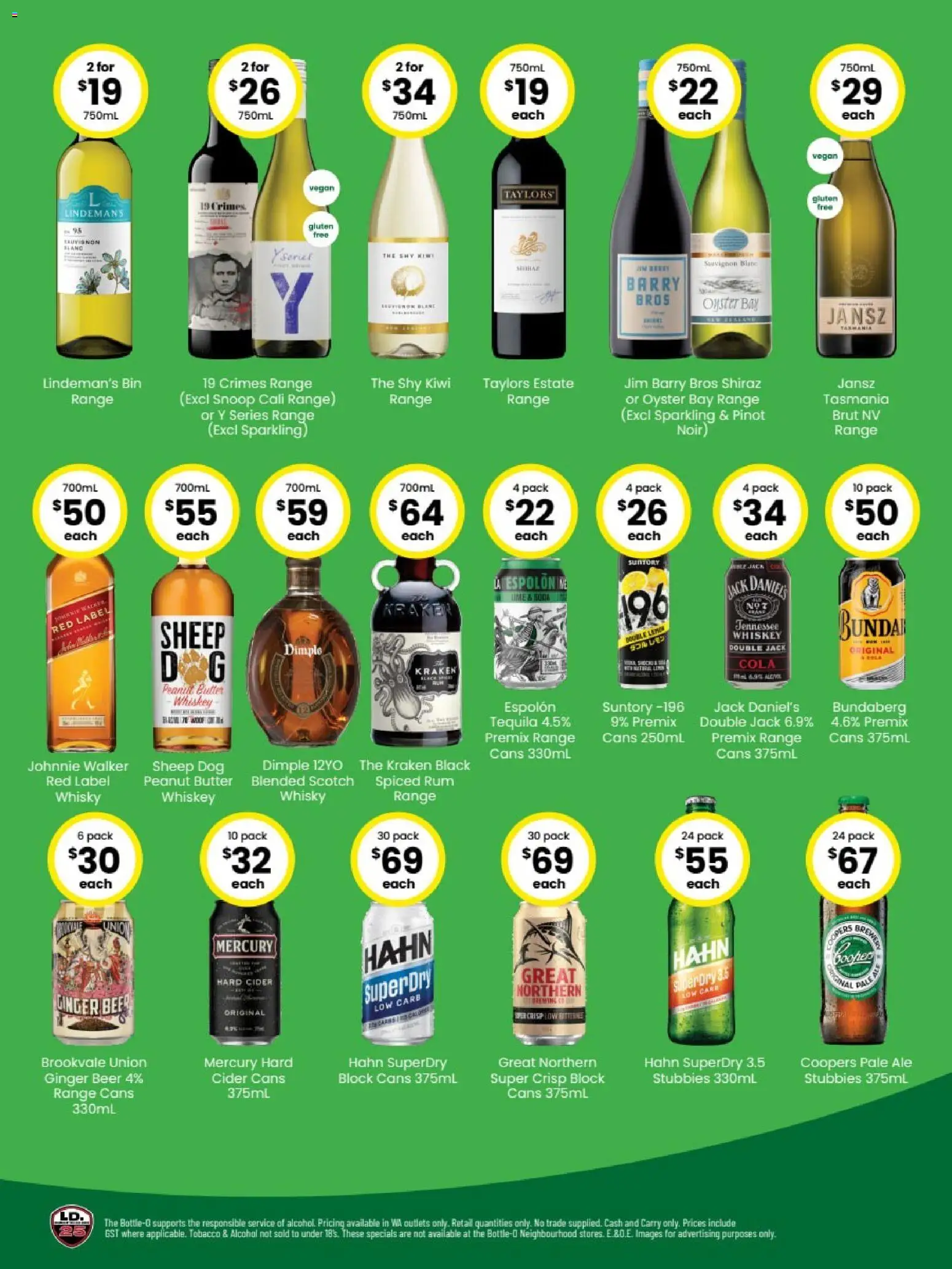 The Bottle-O catalogue - valid from 19.01.2026 | Page: 2 | Products: Butter, Beer, Rum, Lime