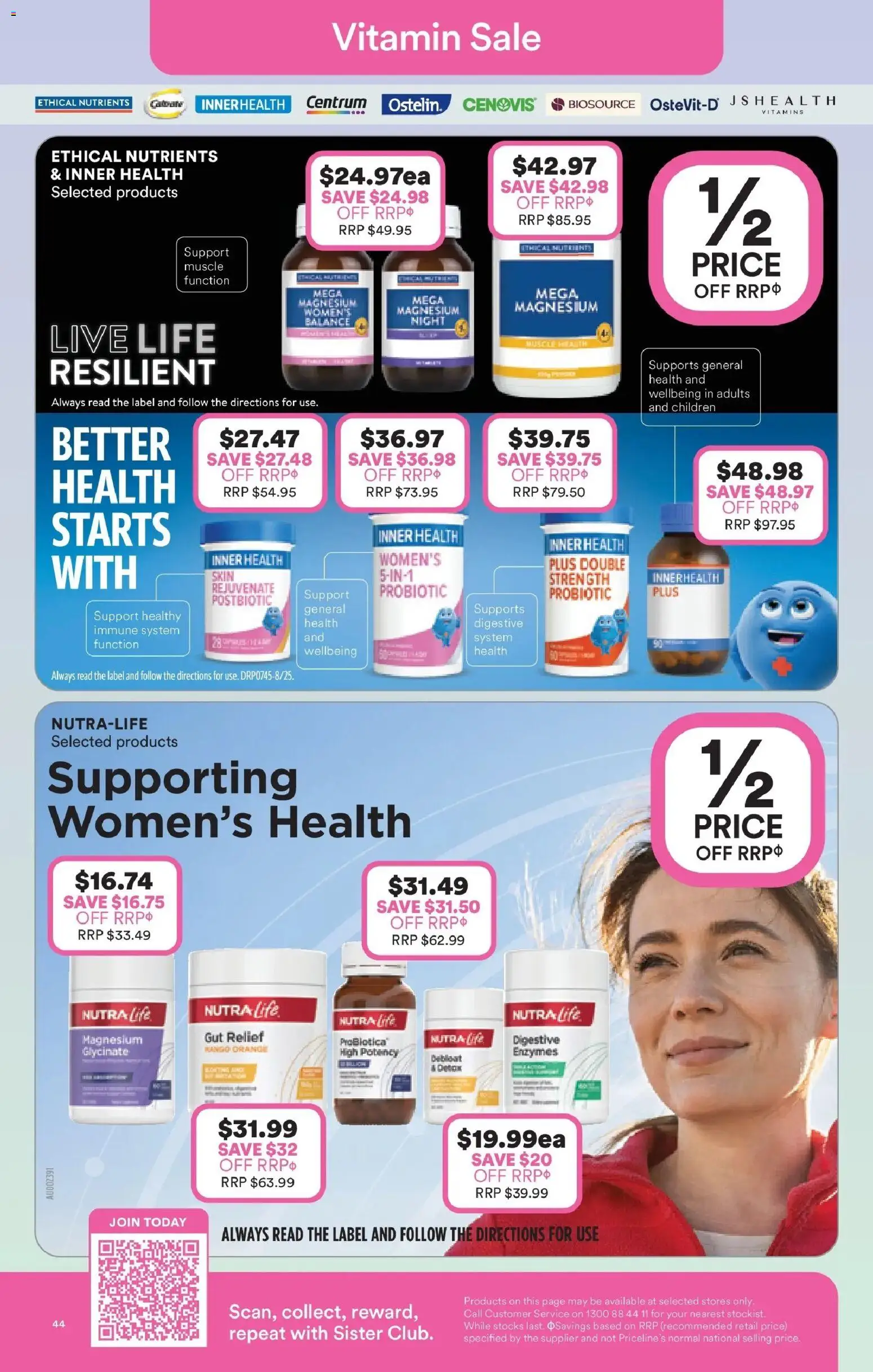 Priceline Pharmacy catalogue - valid from 11.12.2025 | Page: 44 | Products: Mango, Nutrients, Vitamin