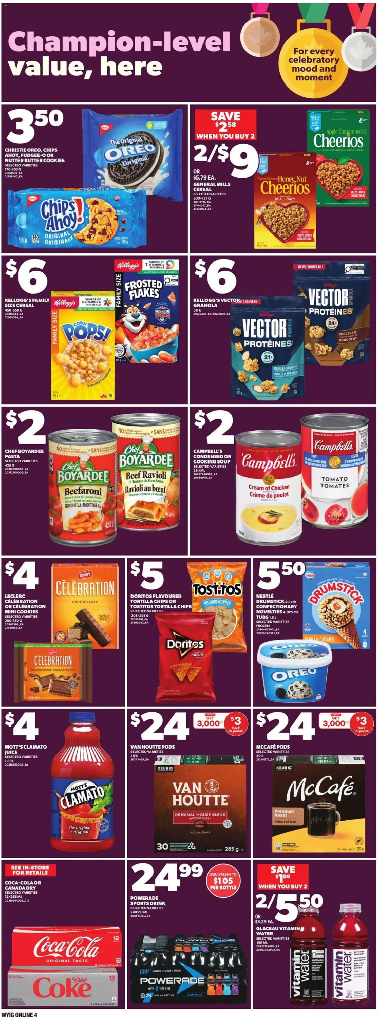 Loblaws flyer valid from 12.02.2026 | Page: 10 | Products: Chips, Cookies, Milk, Butter