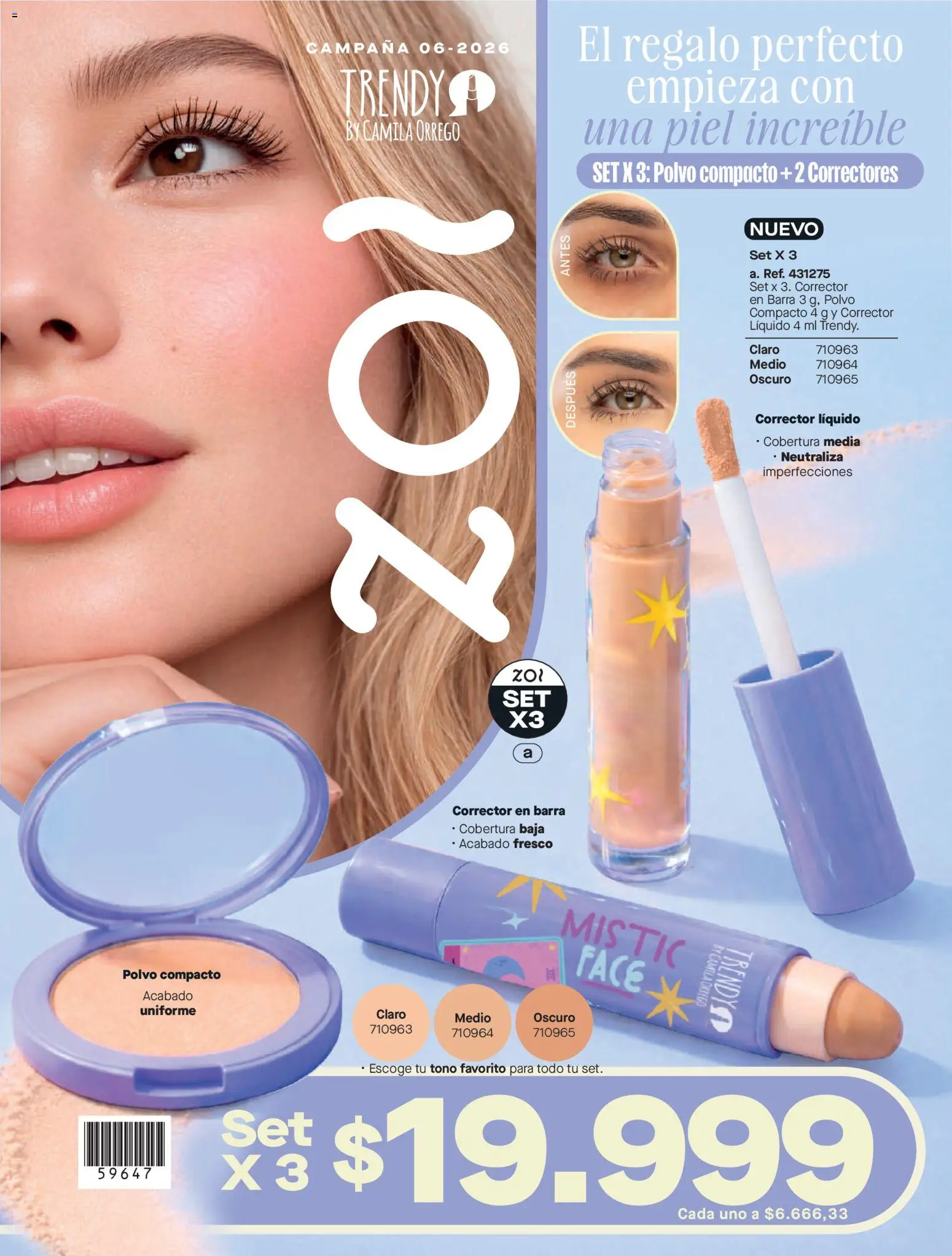 Carmel revista - valida desde el 01.06.2026 | Página: 196 | Productos: Polvo compacto, Polvo, Corrector