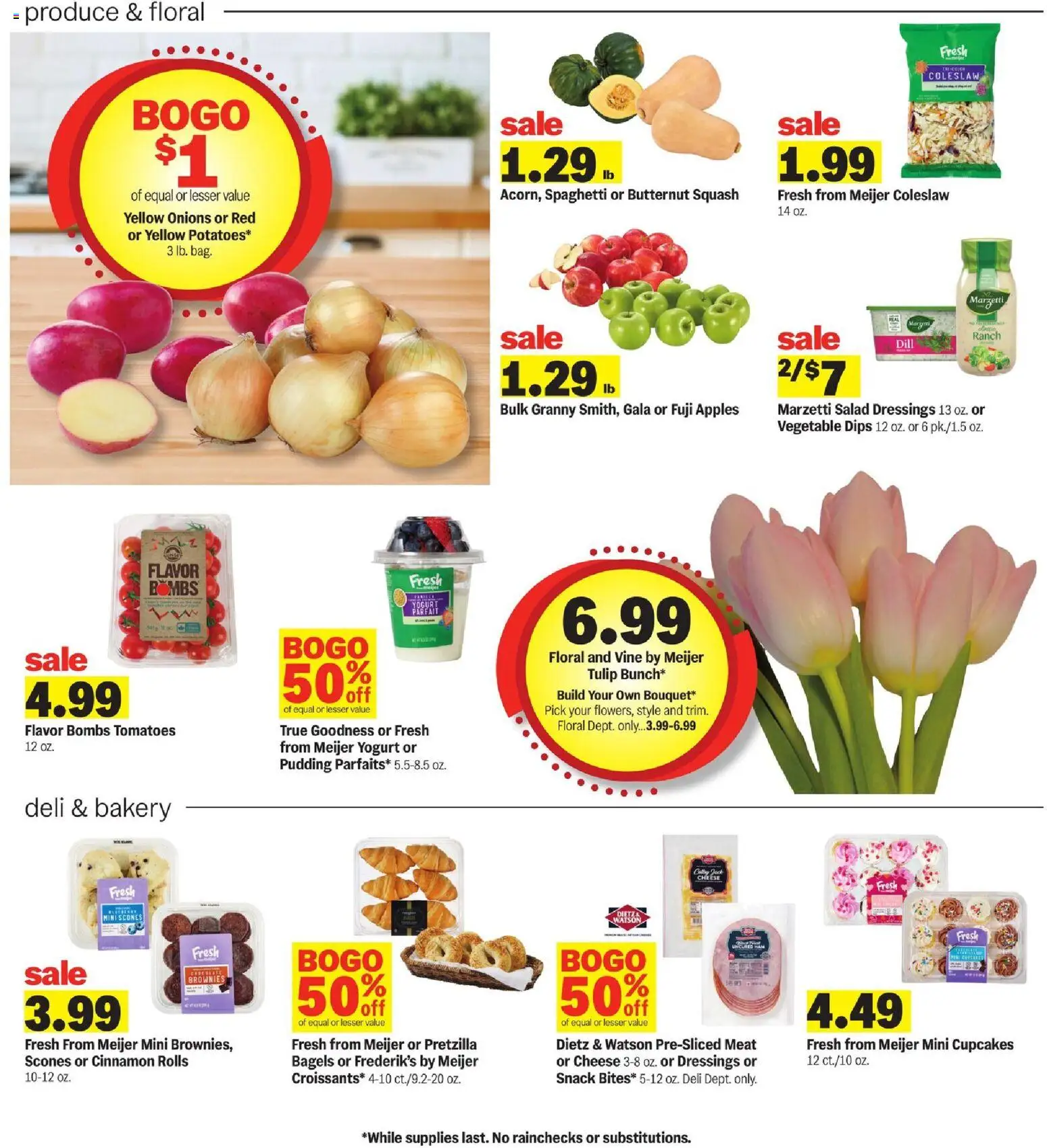 Meijer Weekly Ad - MI - valid from 28.01.2026 | Page: 22 | Products: Bakery, Yogurt, Tomatoes, Dill