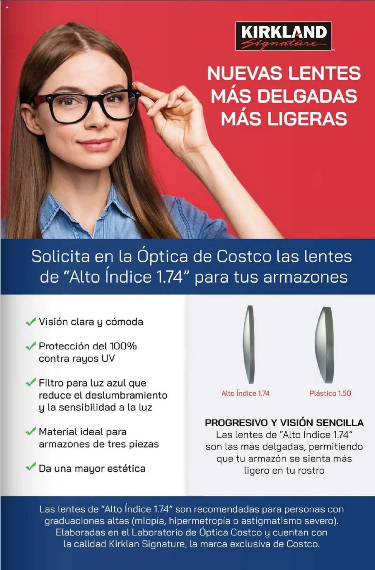 Nuevas ofertas de Costco válidas en toda la República Mexicana desde el 03.10.2025. ¡Encuentra las mejores ofertas en Costco - Revista Octubre! | Página: 121 | Productos: Lentes