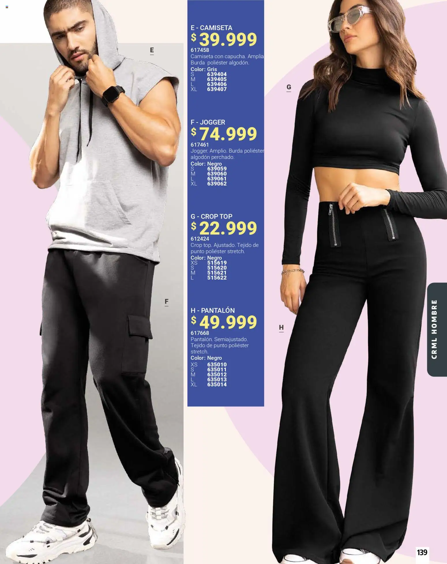 Carmel revista - valida desde el 01.01.2026 | Página: 139 | Productos: Algodón, Camiseta, Top