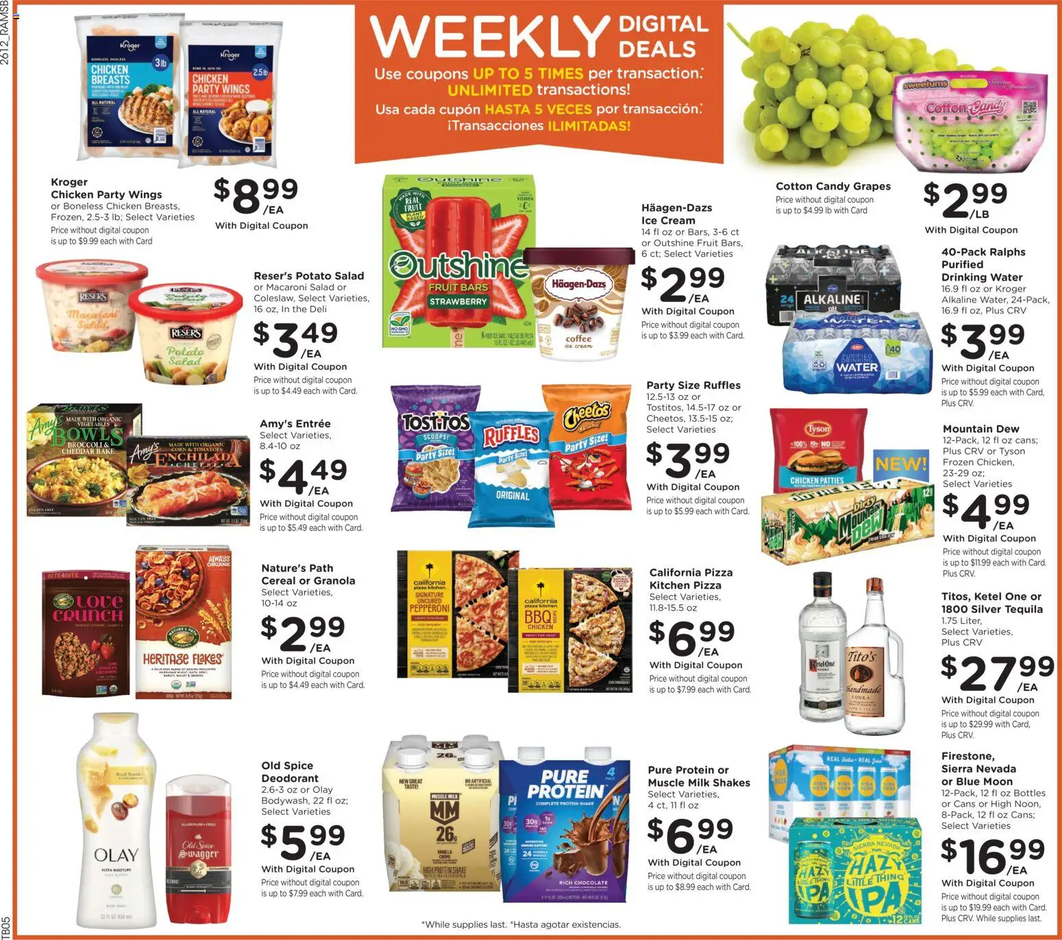 Ralphs Weekly Ad - valid from 22.04.2026 | Page: 2 | Products: Broccoli, Chocolate, Vodka, Vegetables