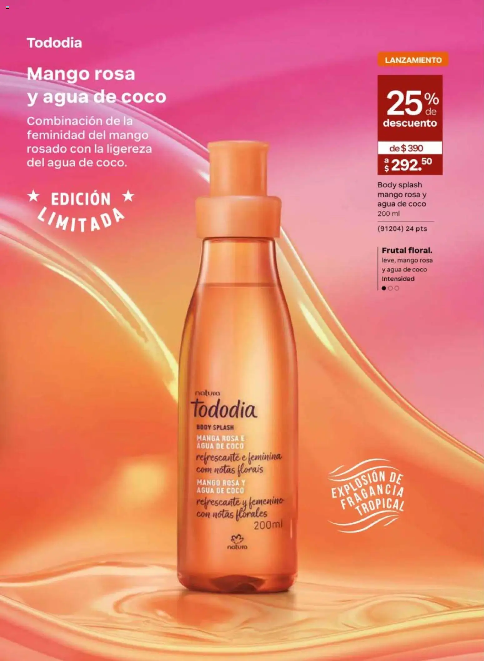 Nuevas ofertas de Natura válidas en toda la República Mexicana desde el 24.04.2026. ¡Encuentra las mejores ofertas en Natura campaña 7 2026! | Página: 46 | Productos: Agua, Mango, Manga, Body