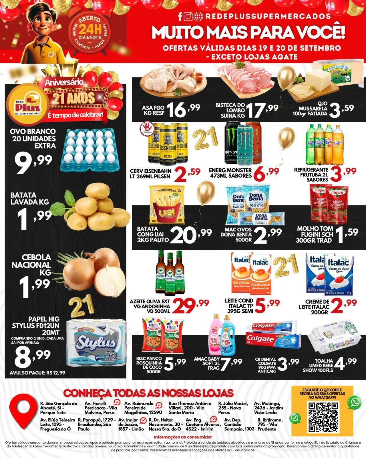Rede Plus Supermercados Folheto - válido de 18.09.2025 | Página: 4 | Produtos: Coco, Refrigerante, Monster, Azeite