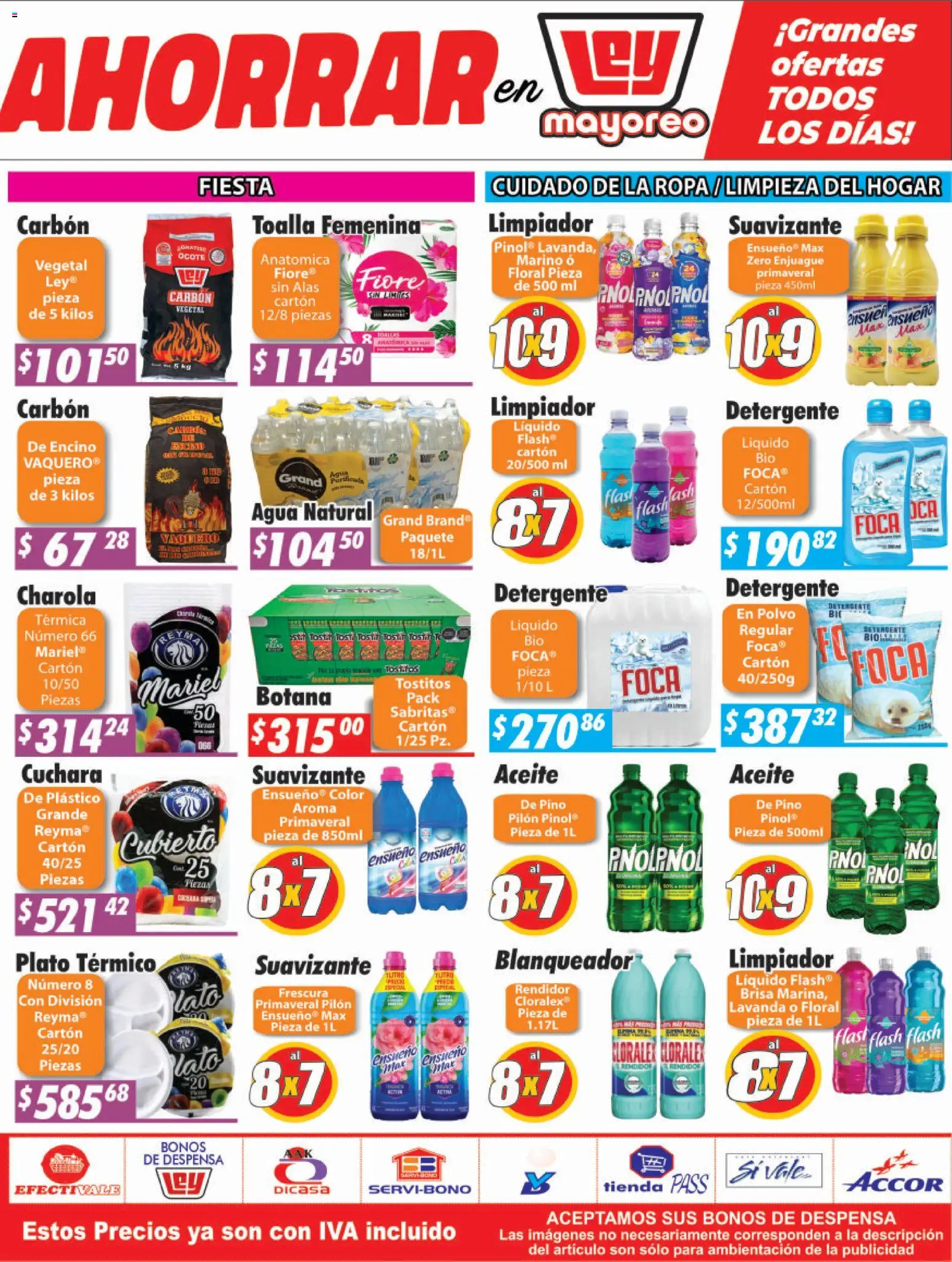 Nuevas ofertas de Casa Ley válidas en toda la República Mexicana desde el 05.01.2026. ¡Encuentra las mejores ofertas en Casa Ley folleto Durango! | Página: 4 | Productos: Detergente, Aceite, Ropa, Polvo