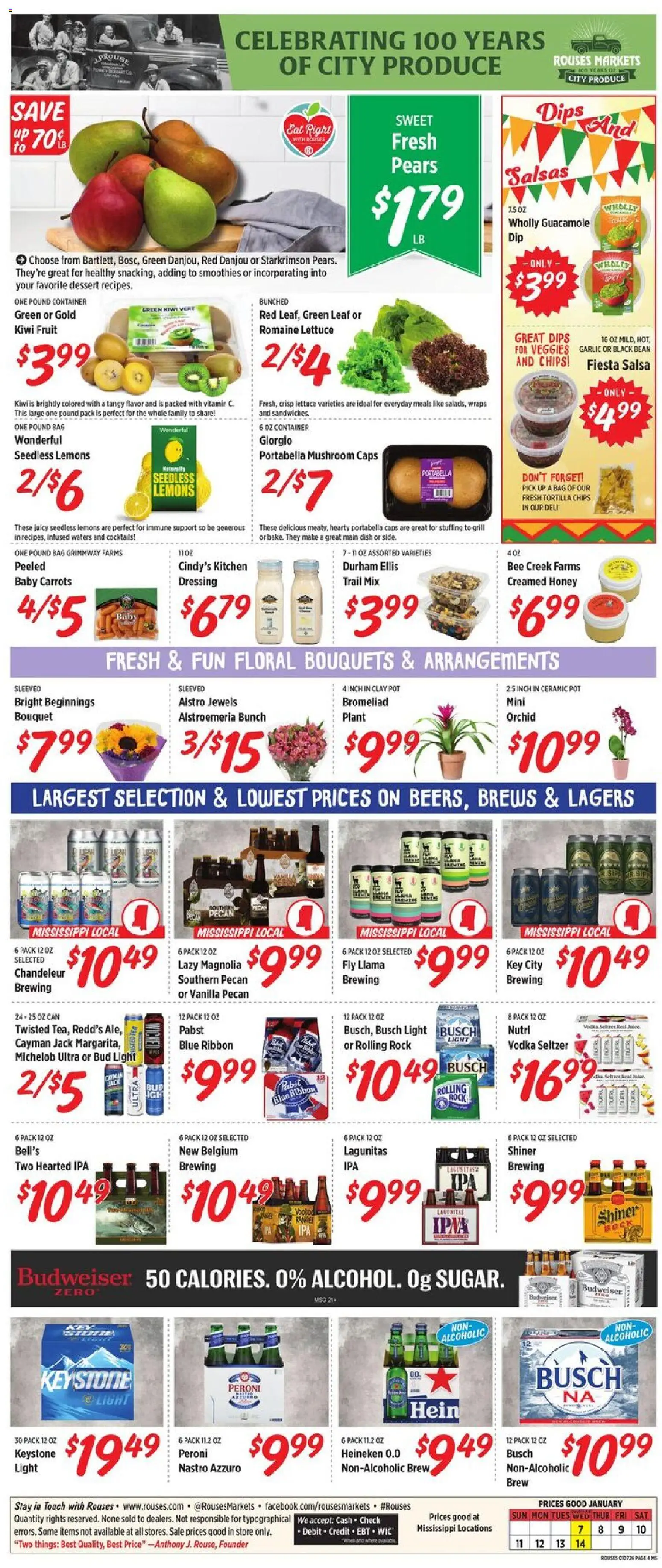 Rouses Weekly Ad - MS - valid from 07.01.2026 | Page: 8 | Products: Vitamin, Garlic, Bag, Grill