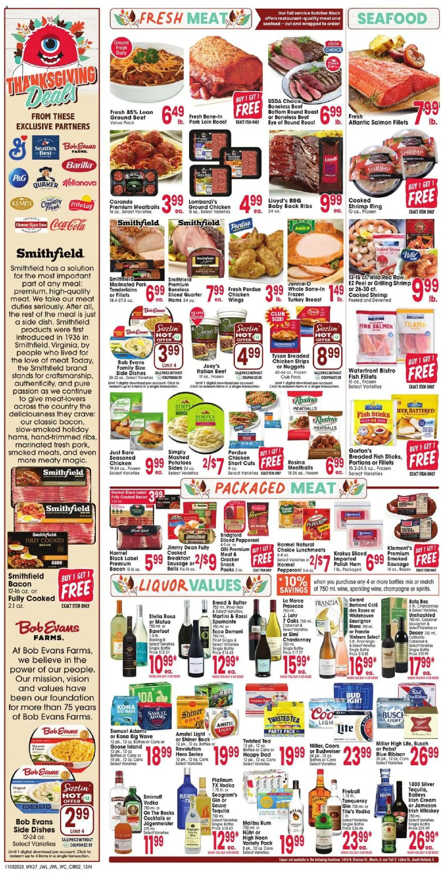 Jewel Osco Weekly Ad - IN - valid from 05.11.2025 | Page: 2 | Products: Foundation, Fish, Seafood, Sausage