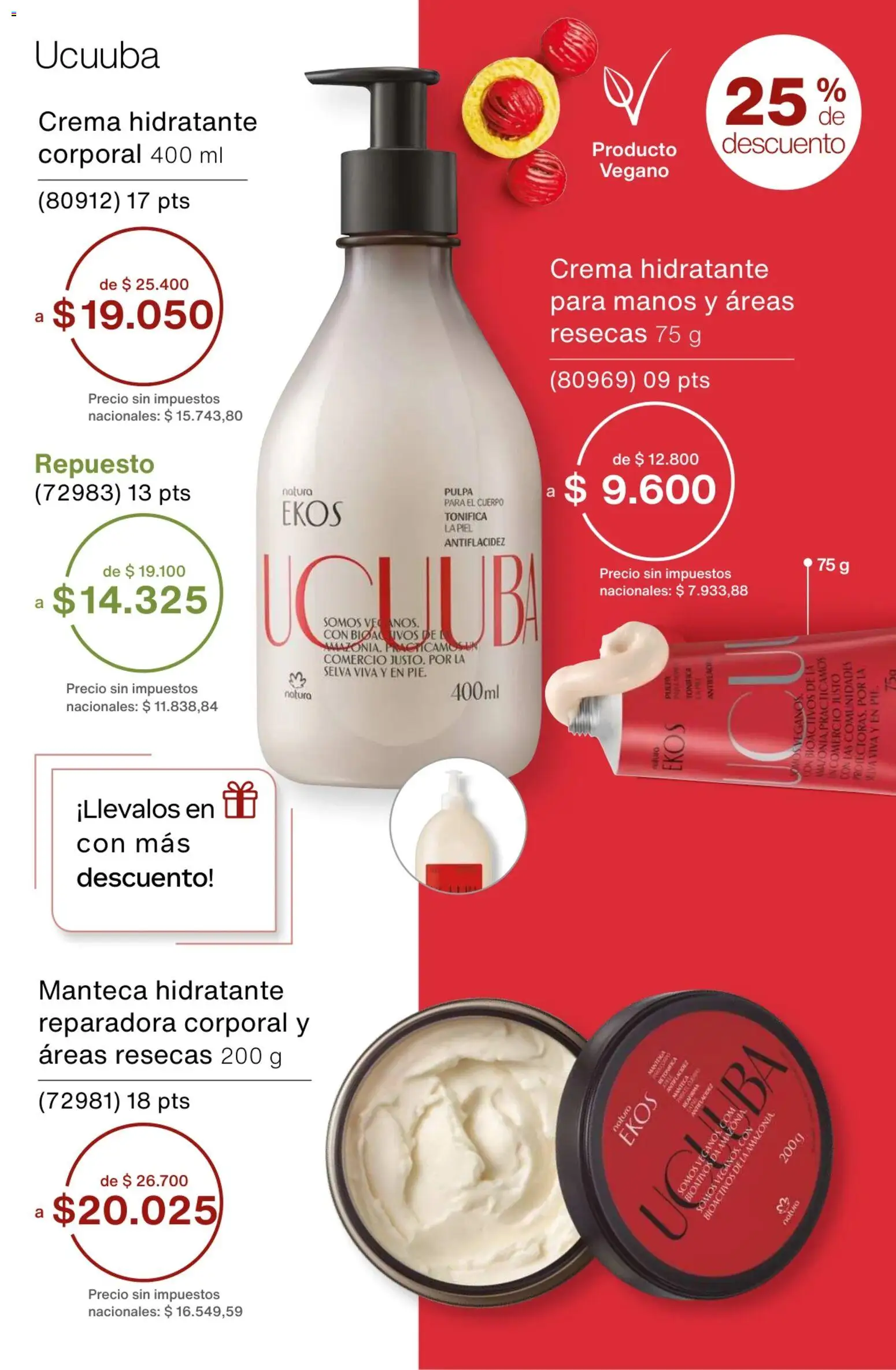 Catálogo Natura Ciclo 1/2026 │ válido desde el 06.01.2026 | Página: 198 | Productos: Manteca, Crema