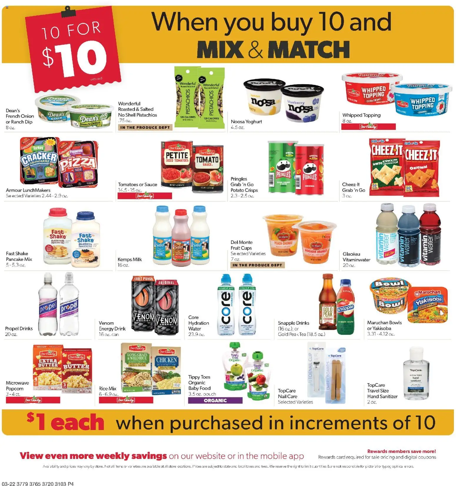Family Fare Weekly Ad - NE - valid from 22.03.2026 | Page: 4 | Products: Vitamin, Butter, Tea, Sugar