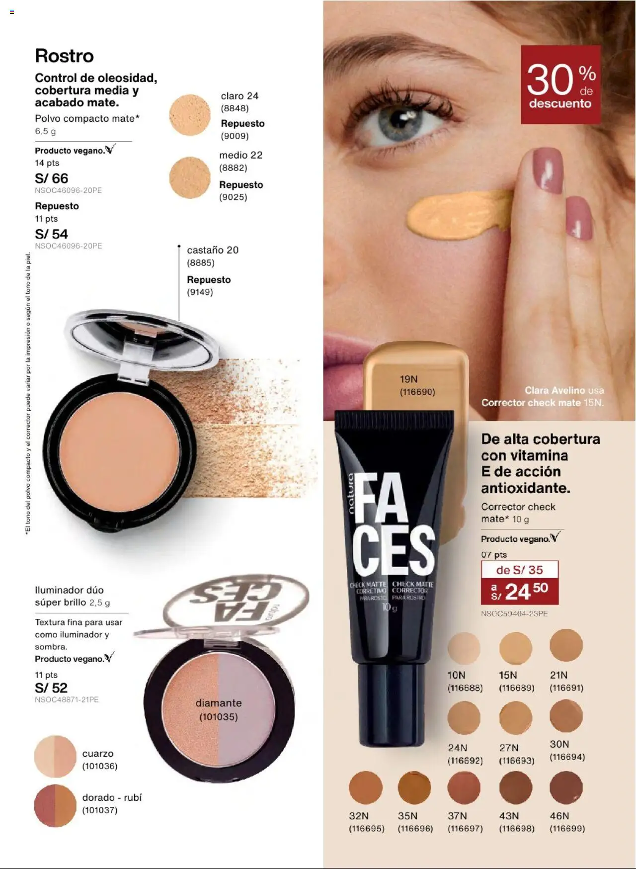 Catálogo Natura válido desde 01.07.2025 | Página: 81 | Productos: Corrector, Polvo