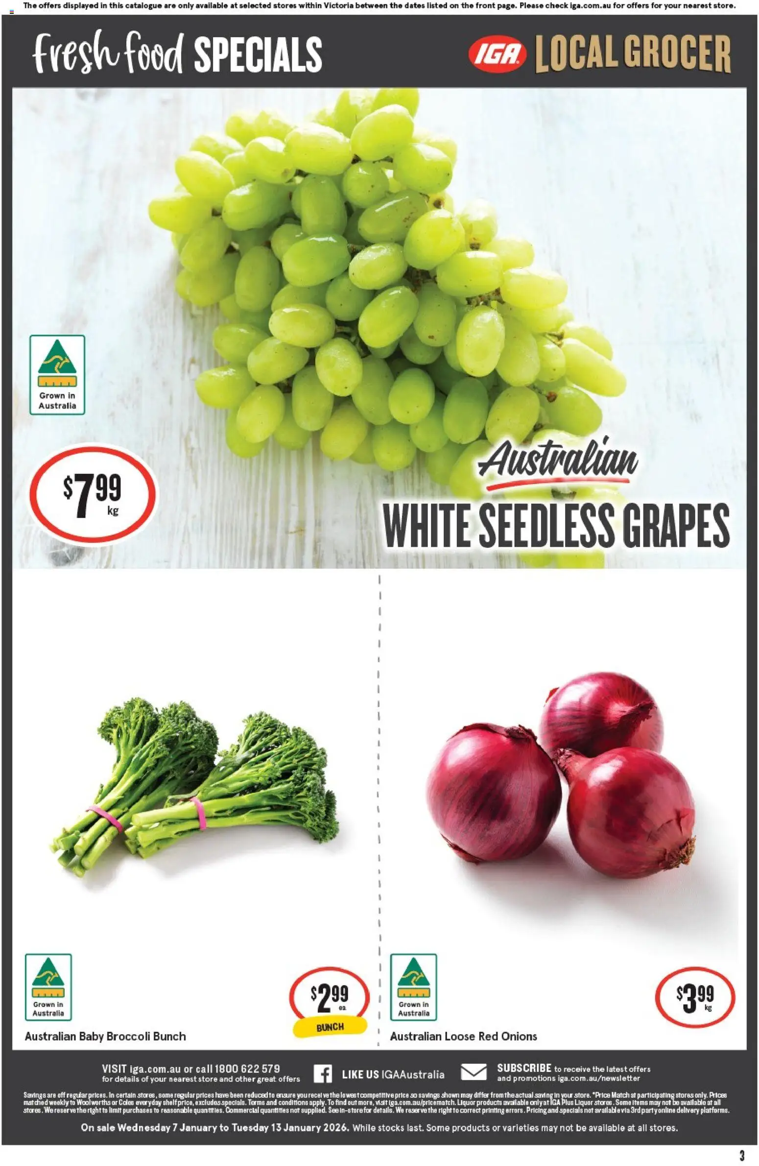 IGA catalogue - valid from 07.01.2026 | Page: 8 | Products: Box, Cheese, Juice, Fish