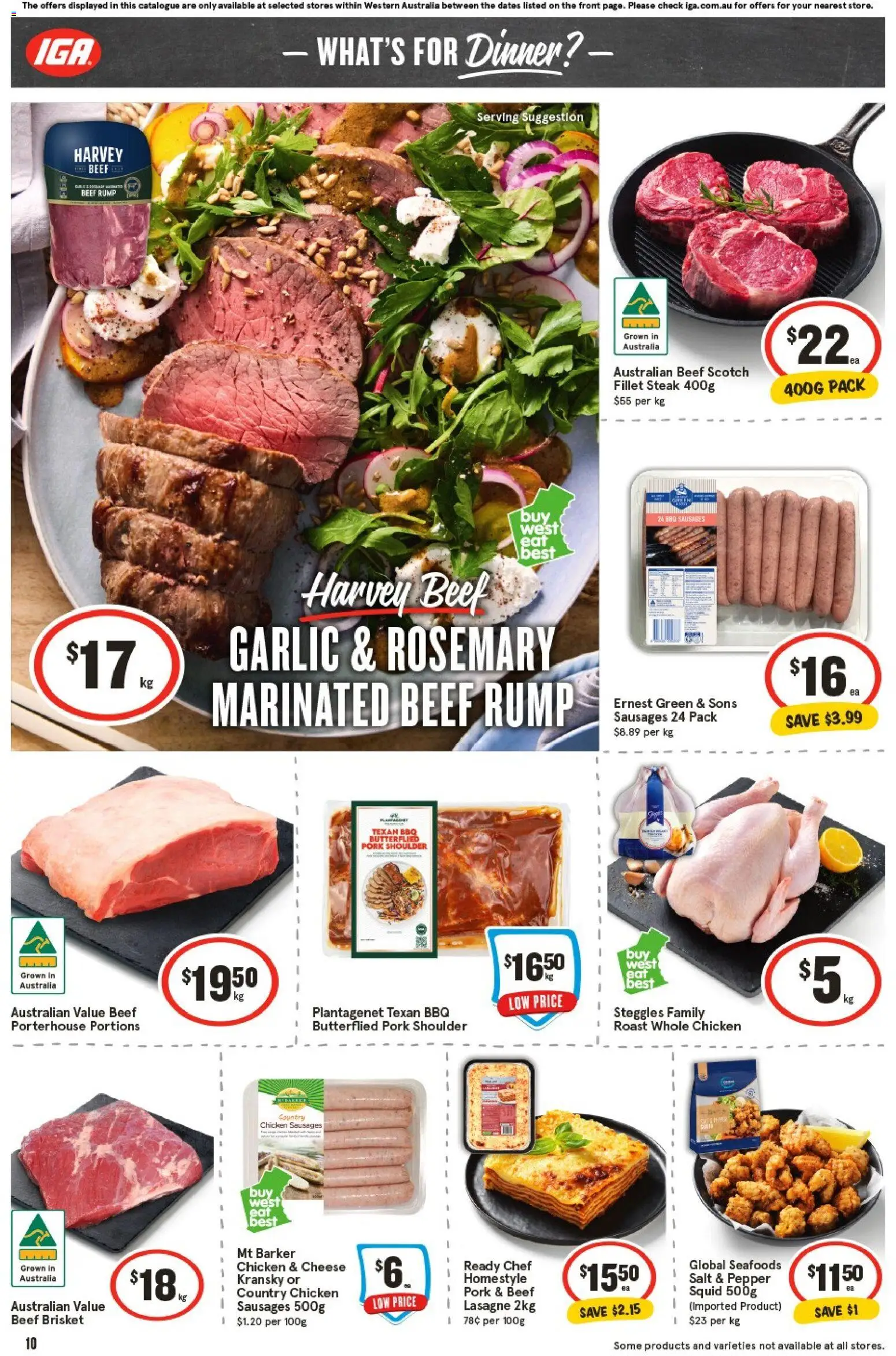 IGA catalogue - valid from 05.11.2025 | Page: 10 | Products: Chicken, Pepper, Scotch, Garlic