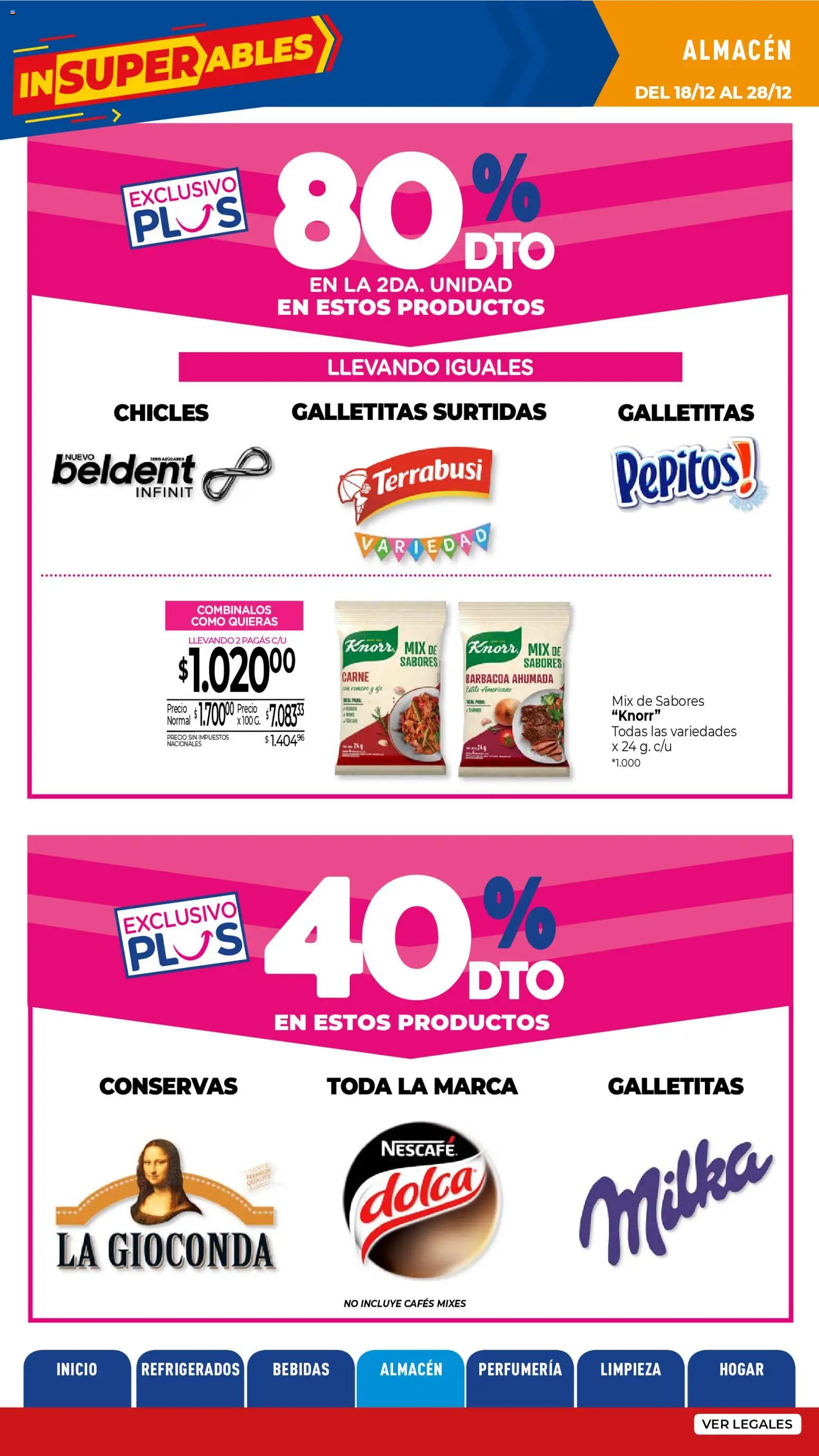 La Anonima Insuperables │ válido desde el 18.12.2025 | Página: 18 | Productos: Galletitas, Chicles
