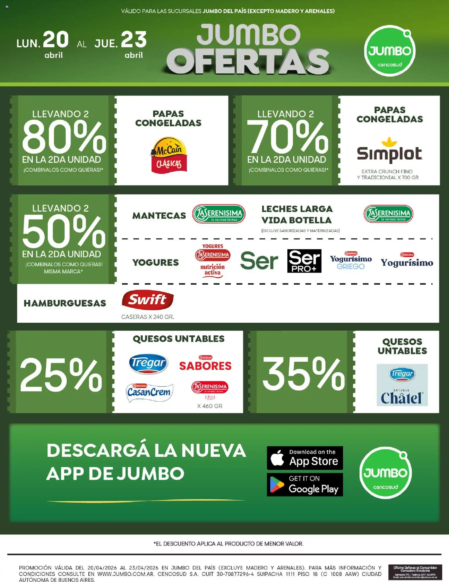 Jumbo ofertas │ válido desde el 20.04.2026 | Página: 2 | Productos: Teléfono, Botella