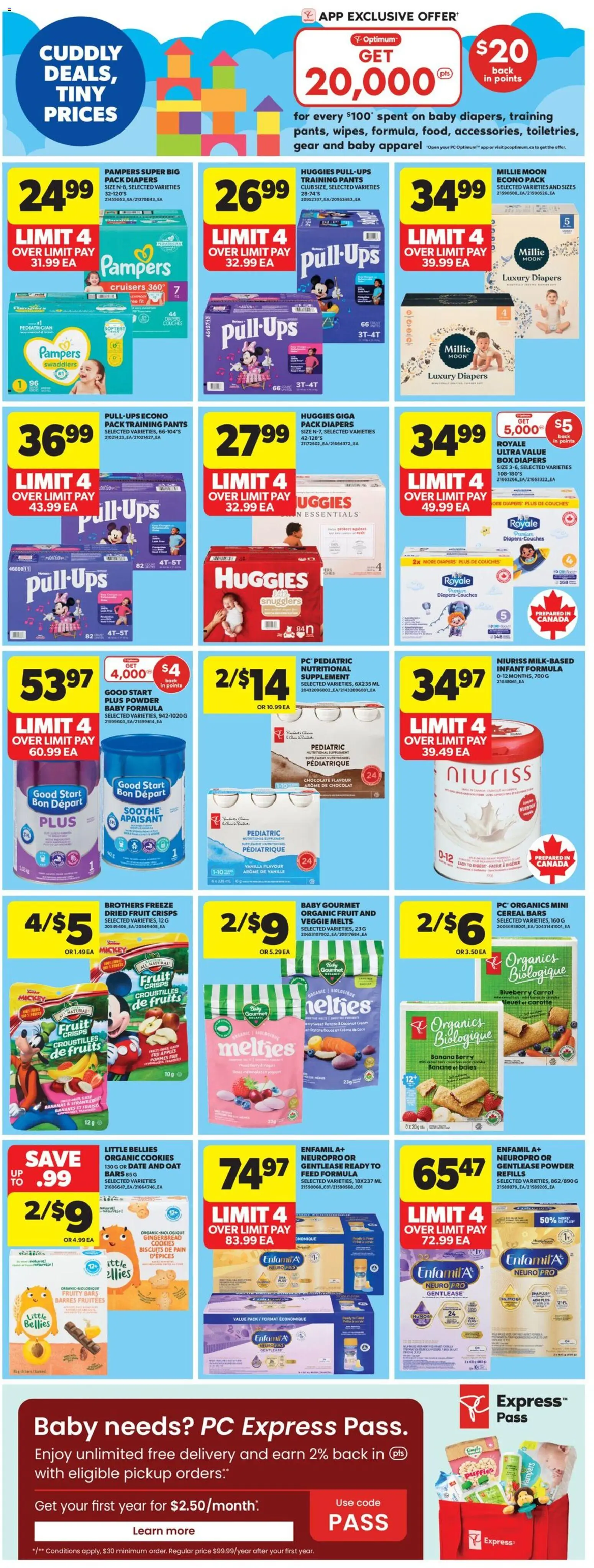 Real Canadian Superstore flyer valid from 19.02.2026 | Page: 25 | Products: Strawberries, Carrot, Cookies, Chocolate