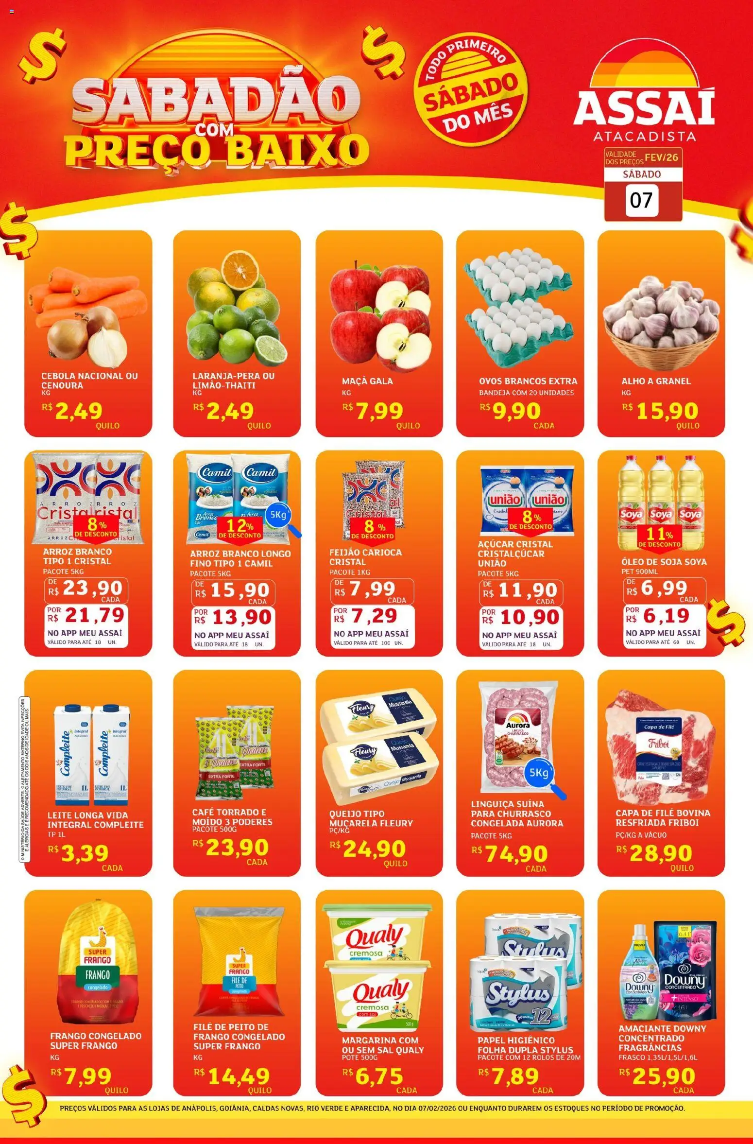 Assaí Atacadista Folheto - válido de 07.02.2026 | Página: 1
