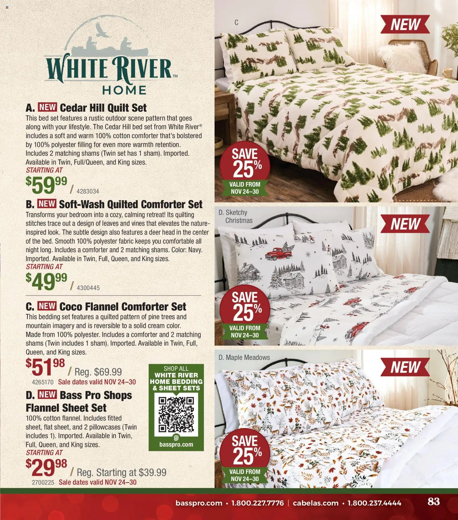 Cabela's Kids' Wishbook 25 - valid from 01.11.2025 | Page: 83 | Products: Bed, Cream, Quilt, Sheet