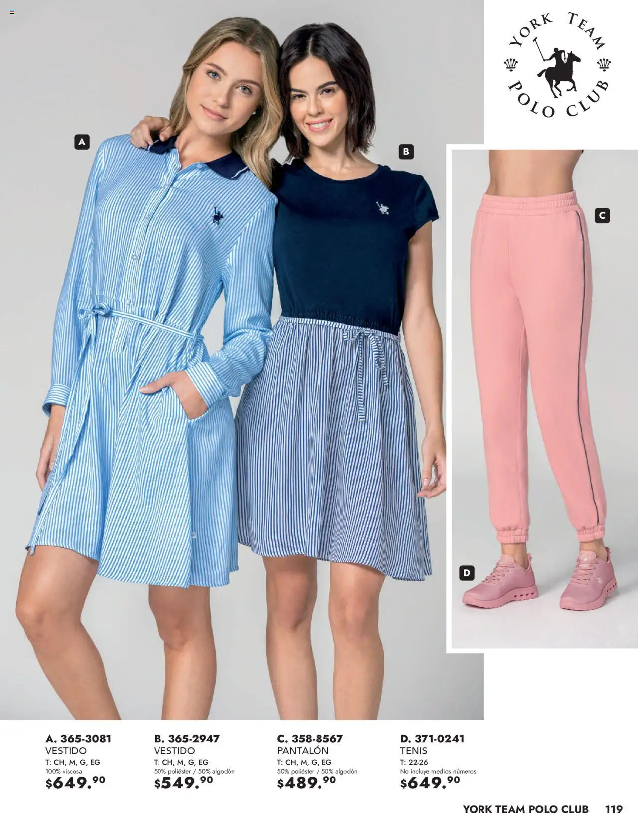 Nuevas ofertas de Andrea válidas en toda la República Mexicana desde el 25.05.2025. ¡Encuentra las mejores ofertas en Andrea - Catálogo Vestir Exterior! | Página: 119 | Productos: Tenis, Algodón, Vestido