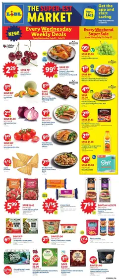 Preview of Lidl weekly ads valid from 23.07.2025
