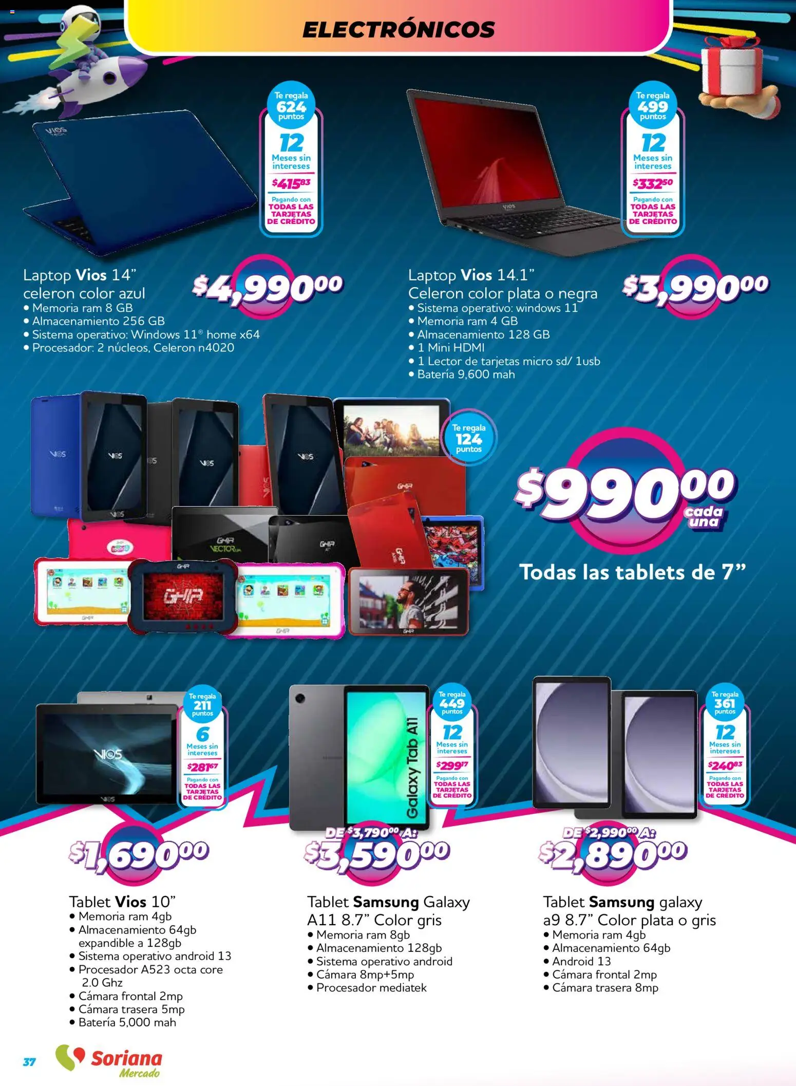 Nuevas ofertas de Soriana válidas en toda la República Mexicana desde el 27.11.2025. ¡Encuentra las mejores ofertas en Soriana - Reino de los Juguetes Mercado Nacional! | Página: 37