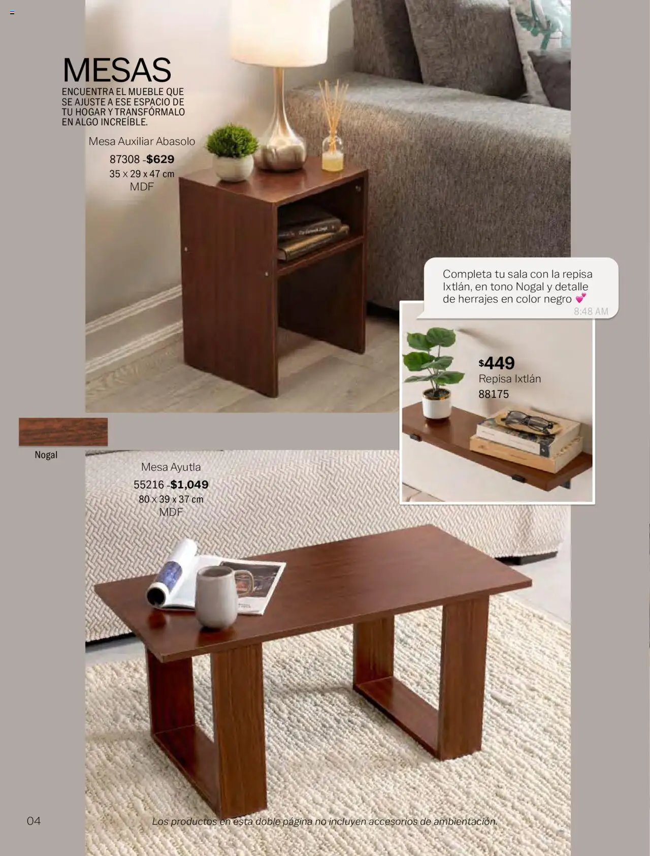 Nuevas ofertas de Vianney válidas en toda la República Mexicana desde el 09.09.2024. ¡Encuentra las mejores ofertas en Vianney catálogo - Biasi! | Página: 6 | Productos: Repisa, Mesa