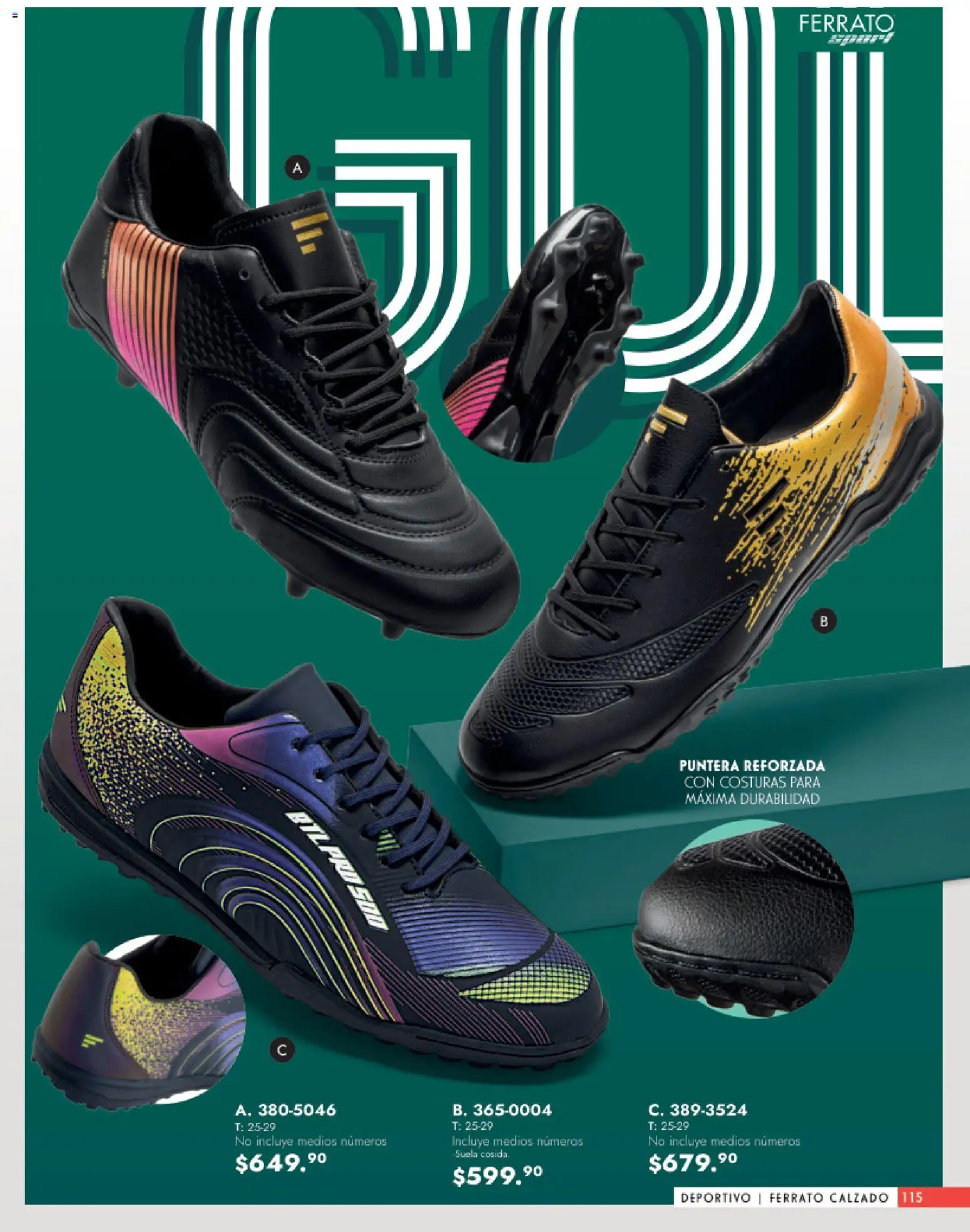 Nuevas ofertas de Andrea válidas en toda la República Mexicana desde el 25.01.2026. ¡Encuentra las mejores ofertas en Andrea catálogo Calzado Caballero! | Página: 115