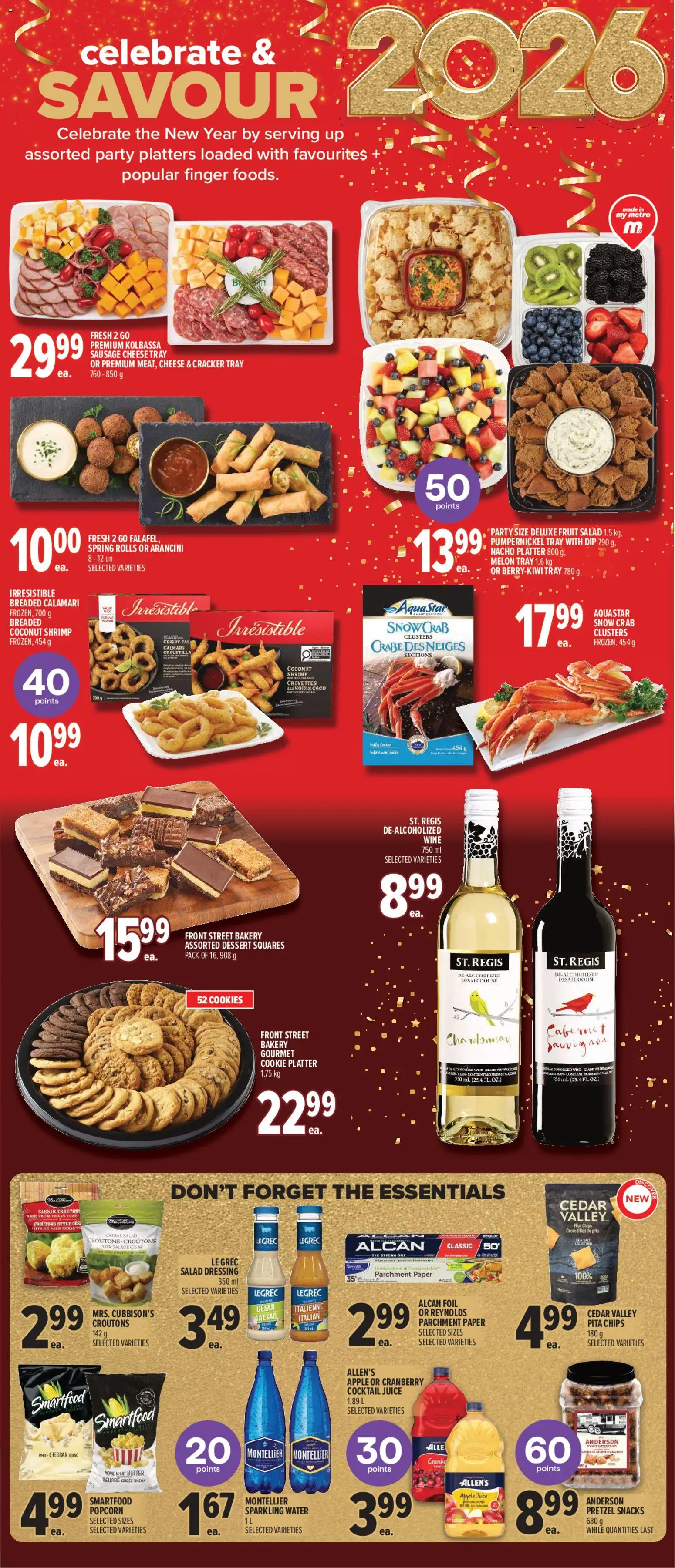Metro flyer valid from 25.12.2025 | Page: 8 | Products: Cookies, Bakery, Butter, Wine