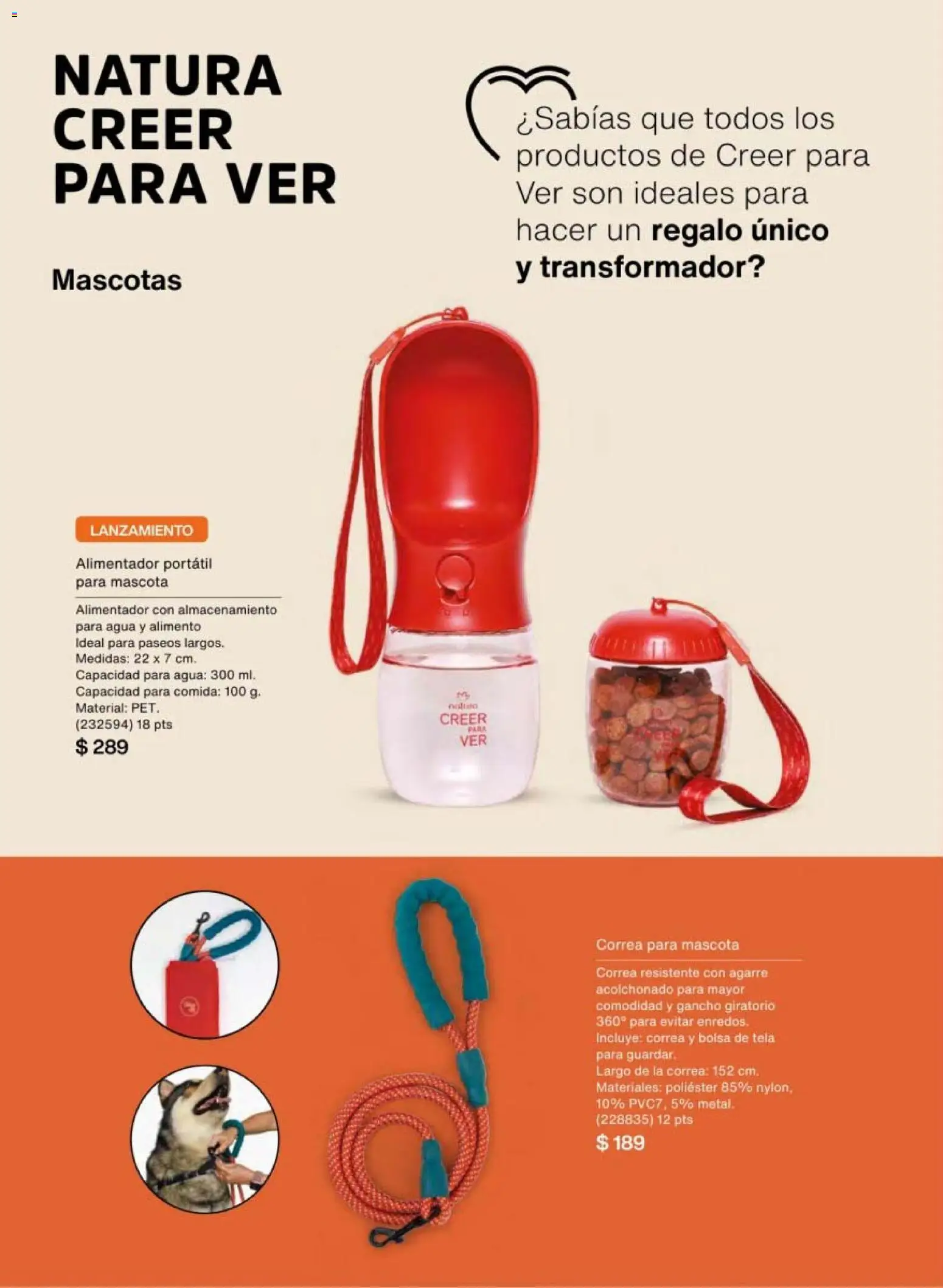 Nuevas ofertas de Natura válidas en toda la República Mexicana desde el 30.01.2026. ¡Encuentra las mejores ofertas en Natura campaña 3 2026! | Página: 156 | Productos: Bolsa, Agua