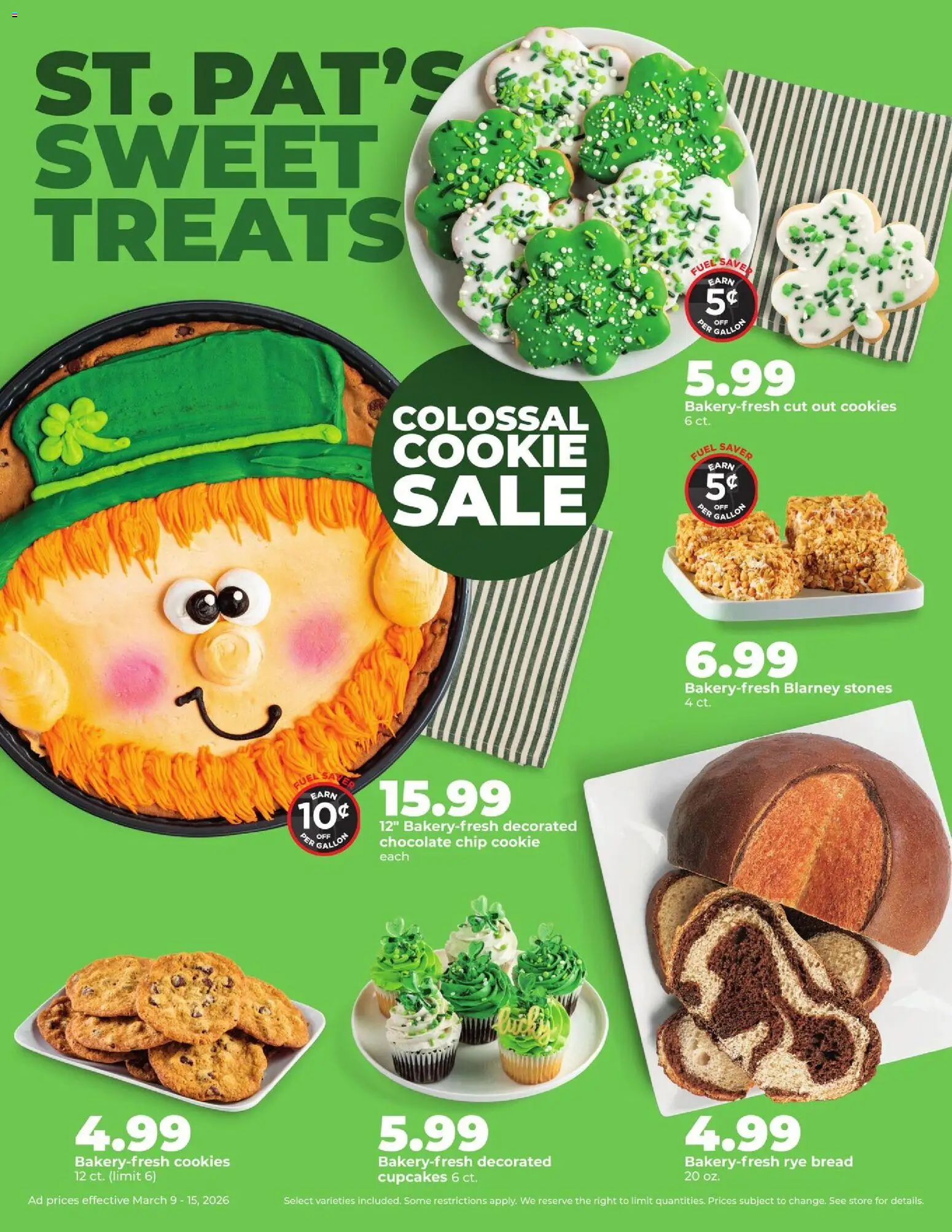HyVee Weekly Ad - valid from 09.03.2026 | Page: 3 | Products: Bread, Chocolate, Cookies, Chocolate Chip