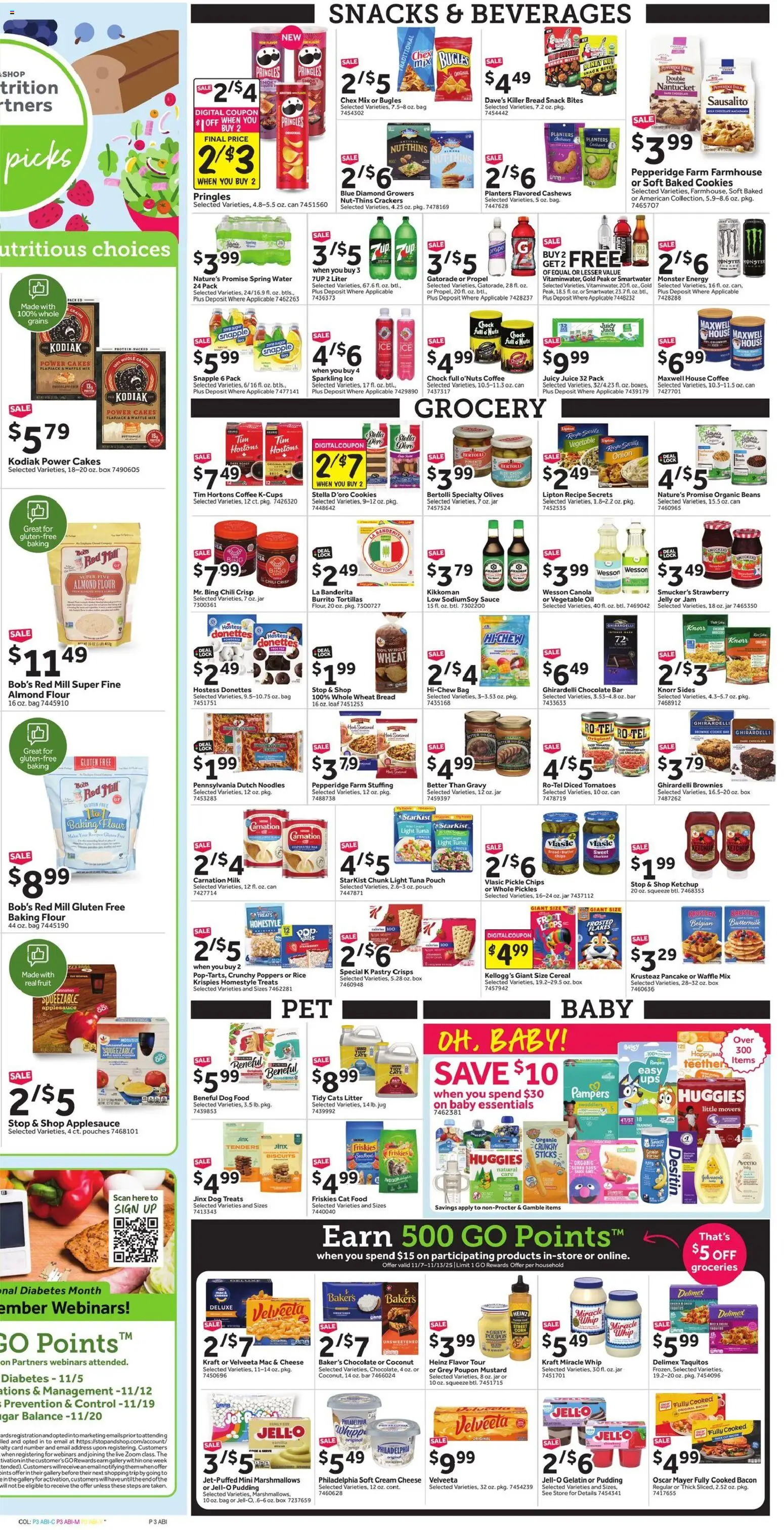 Stop & Shop Weekly Circular - CT - valid from 07.11.2025 | Page: 5 | Products: Dog Treats, Oil, Flakes, Sauce