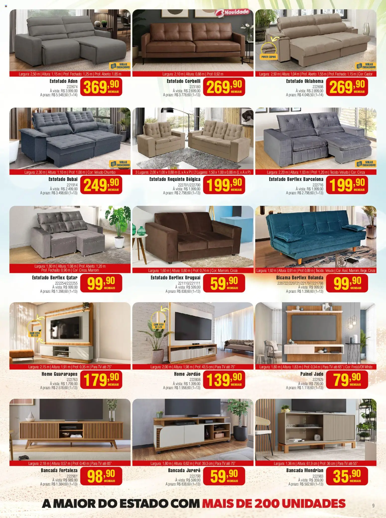 Berlanda Folheto - válido de 26.01.2026 | Página: 9 | Produtos: Porta, Tv, Fita, Copos