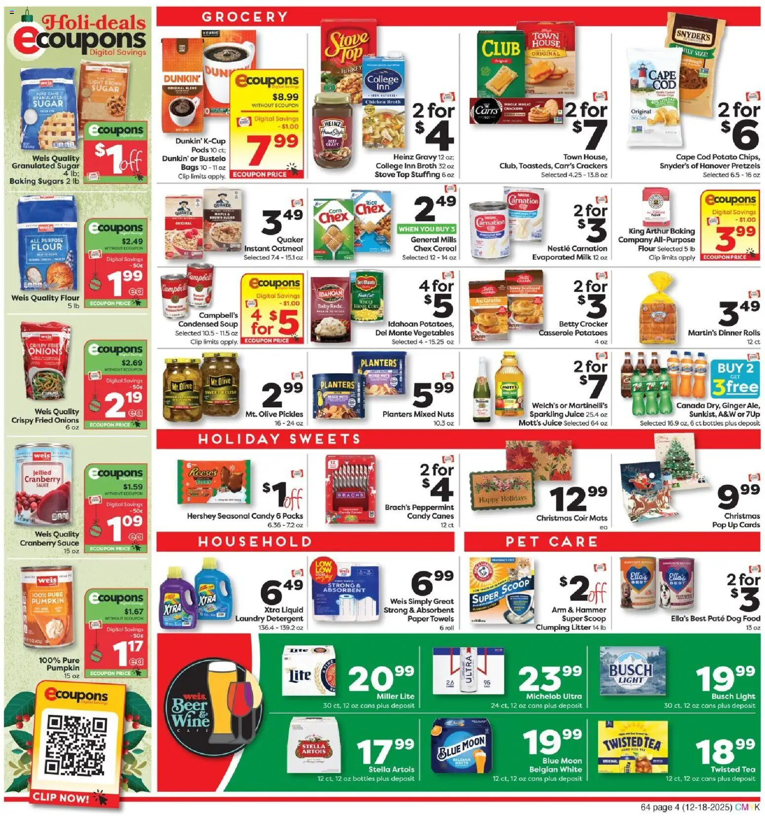 Weis Weekly Circular - NY - valid from 18.12.2025 | Page: 4 | Products: Peppermint, Ginger, Tea, Sauce