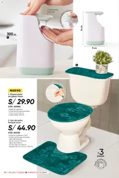 Vista previa de folleto Azzorti - Campaña C17/2025 de la Azzorti válido desde 15.10.2025 | Página: 204 | Productos: Jabón, Inodoro, Baño