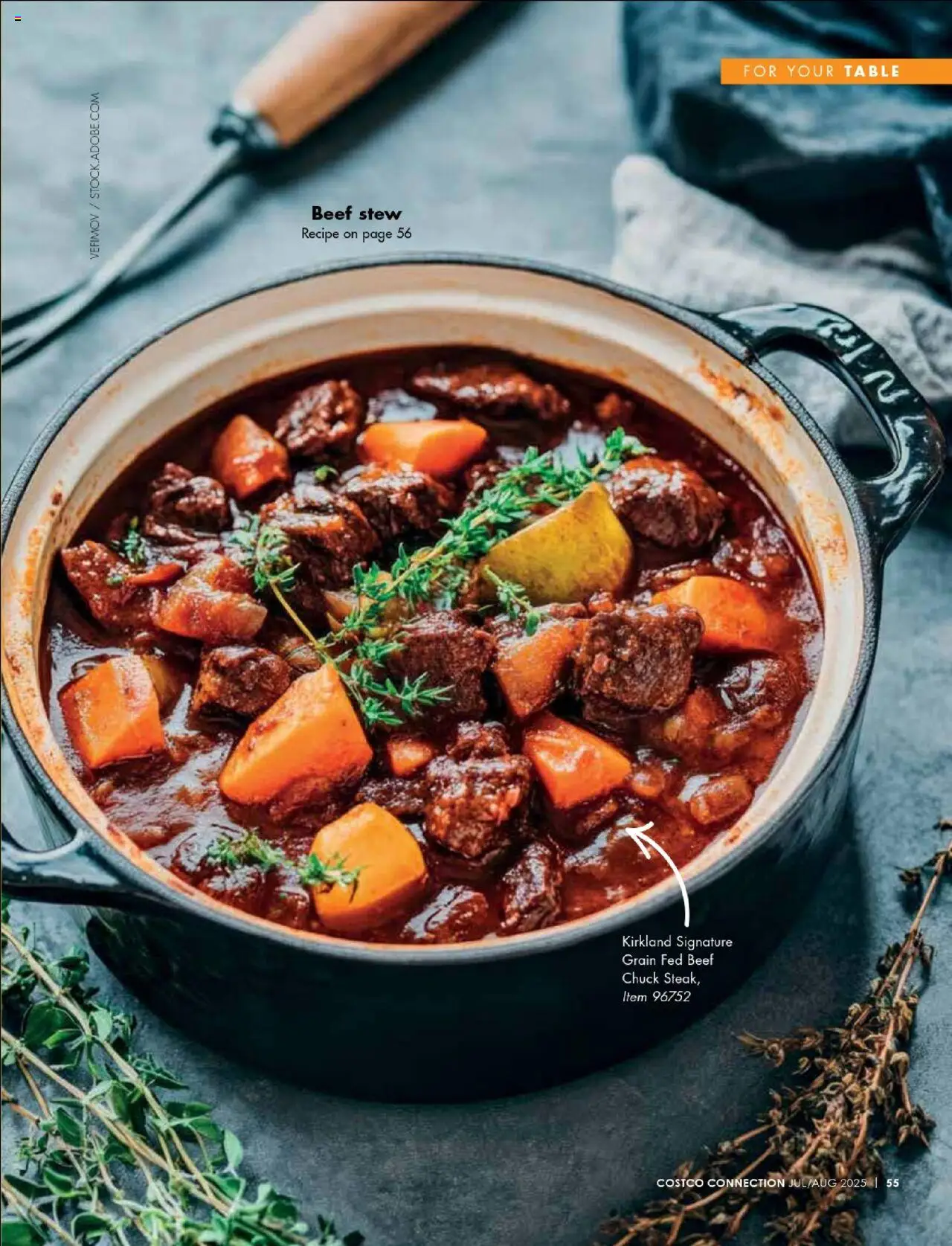 Costco catalogue - valid from 01.07.2025 | Page: 55 | Products: Table, Beef