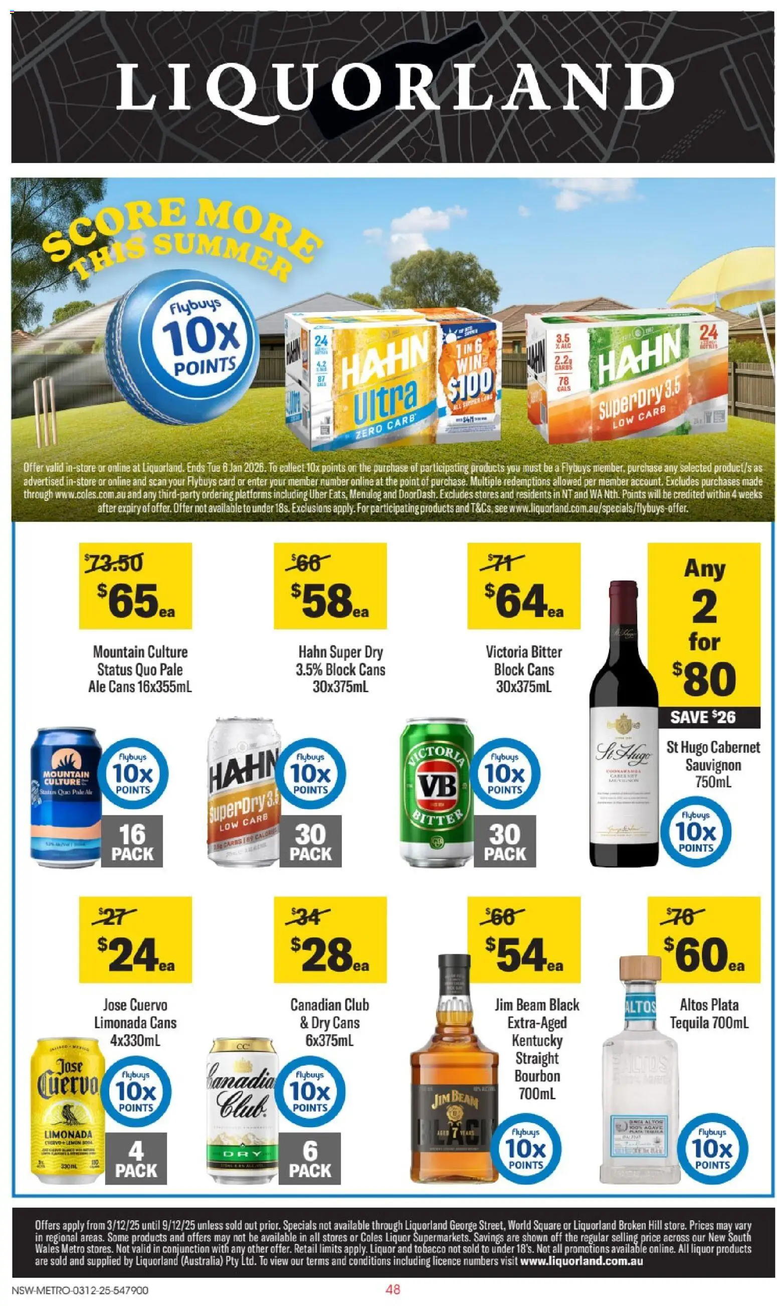 Liquorland catalogue - valid from 03.12.2025 | Page: 1 | Products: Bourbon, Platforms, Lemon