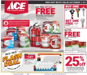 Preview of ACE Hardware weekly ads valid from 01.10.2025