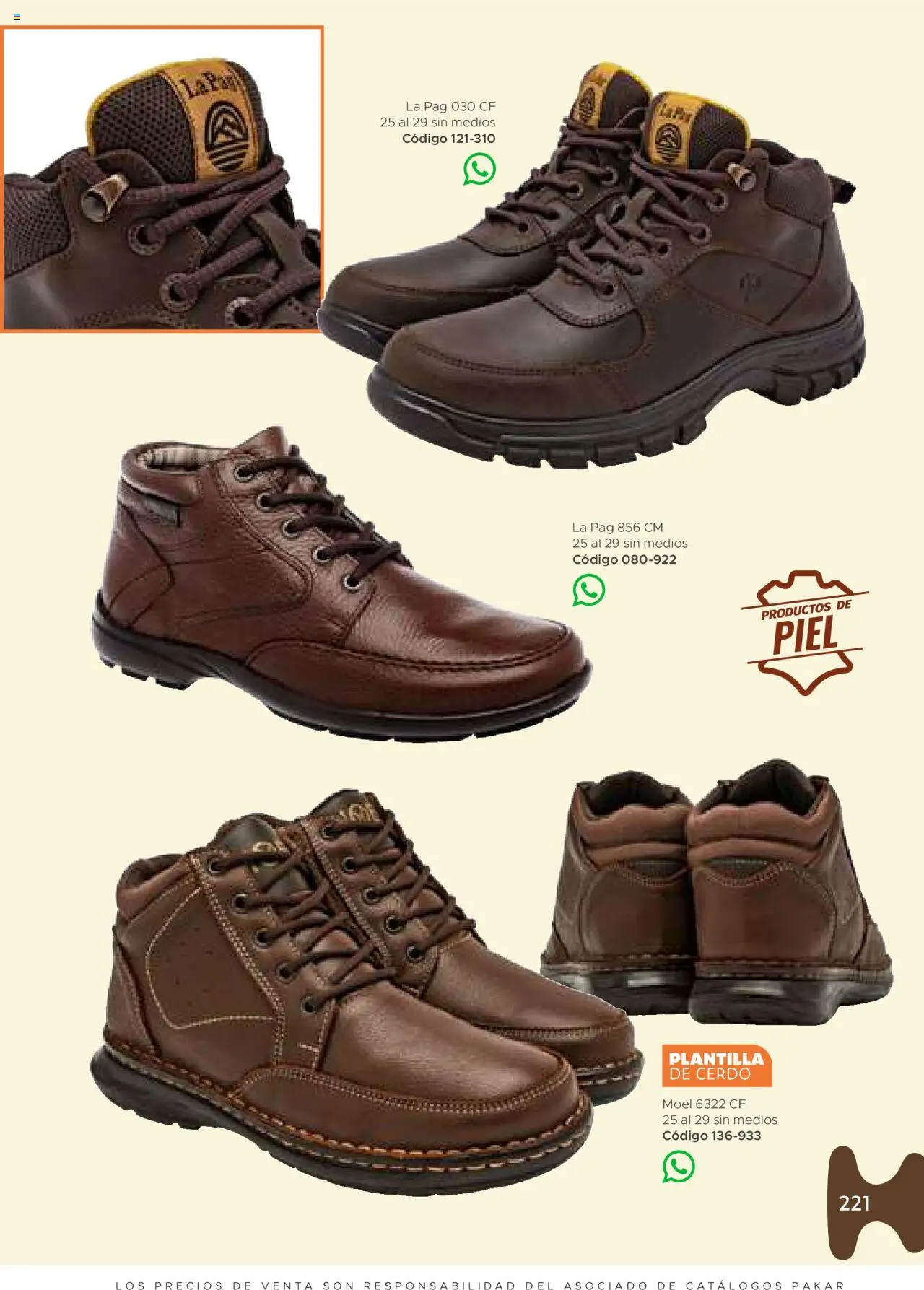 Nuevas ofertas de SC Pakar válidas en toda la República Mexicana desde el 24.07.2025. ¡Encuentra las mejores ofertas en SC Pakar - Catálogo Hombre otoño / invierno! | Página: 221 | Productos: Cerdo