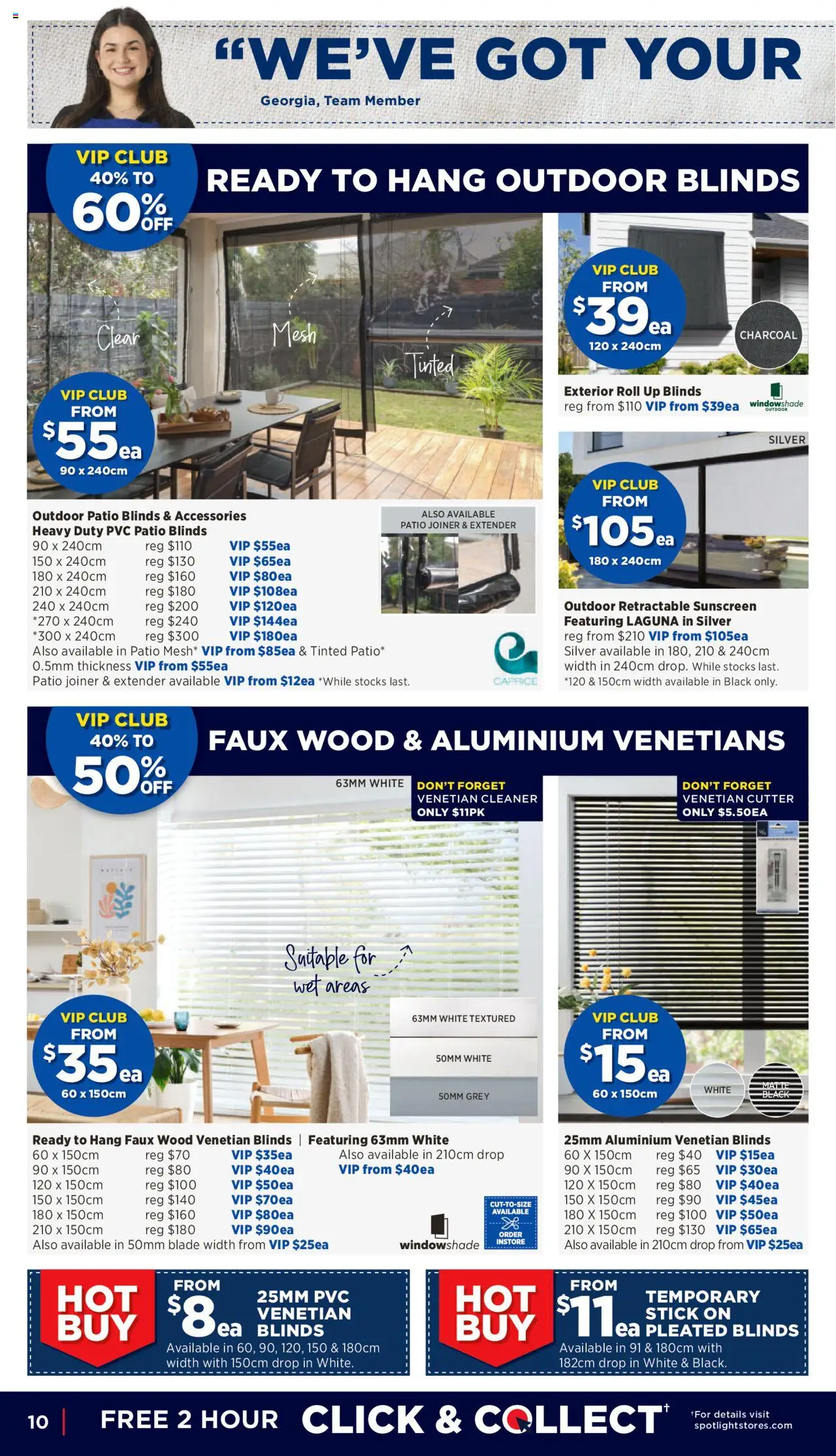 Spotlight catalogue - valid from 15.10.2025 | Page: 10 | Products: Blinds, Sunscreen, Accessories, Cutter