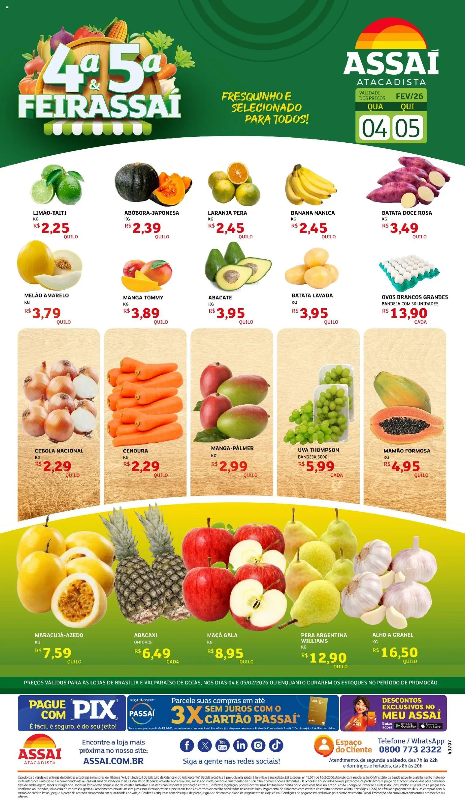 Assaí Atacadista Folheto - válido de 04.02.2026 | Página: 1
